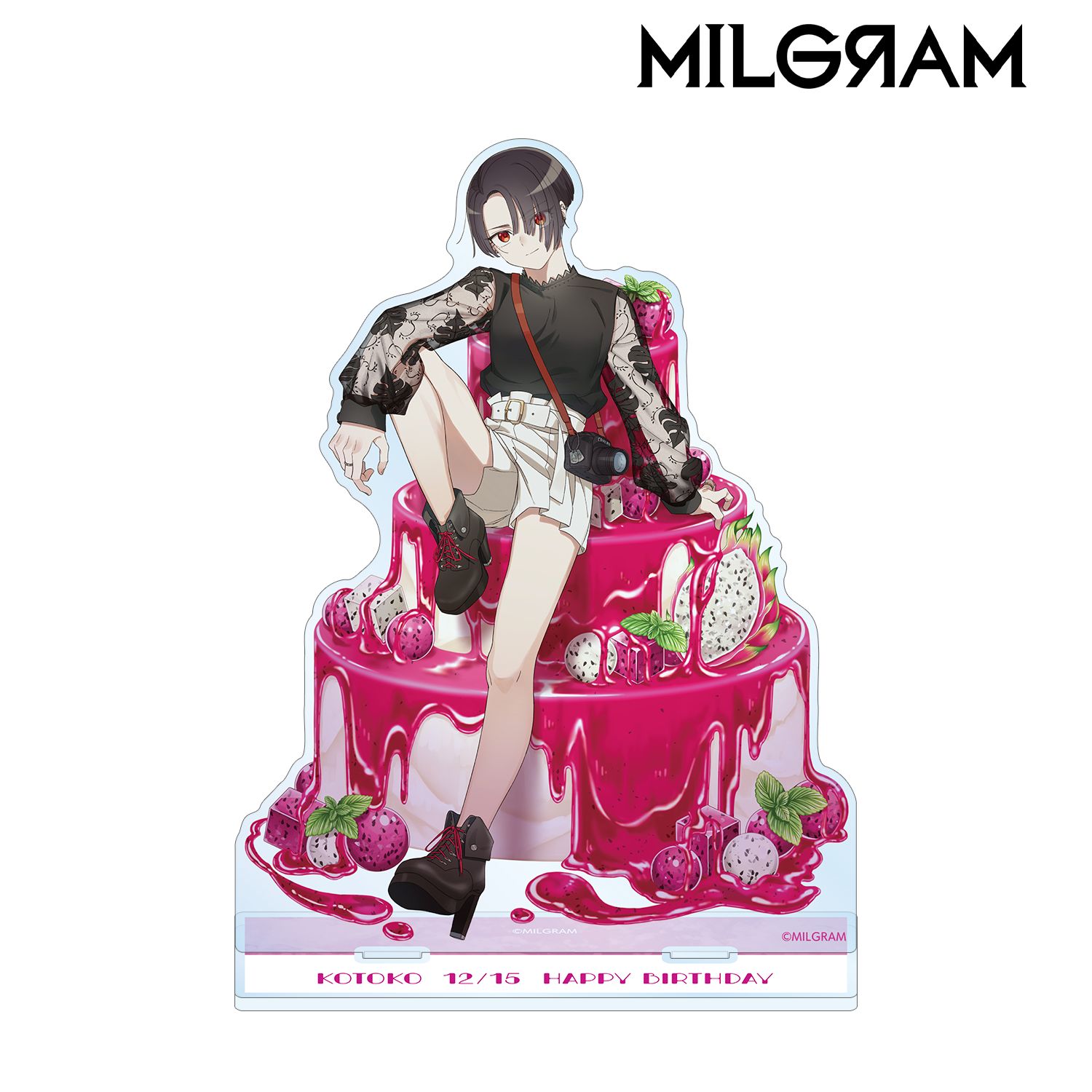 MILGRAM -ミルグラム- 描き下ろしイラスト コトコ バースデーver. BIGアクリルスタンド 画像 2 | AniSmile