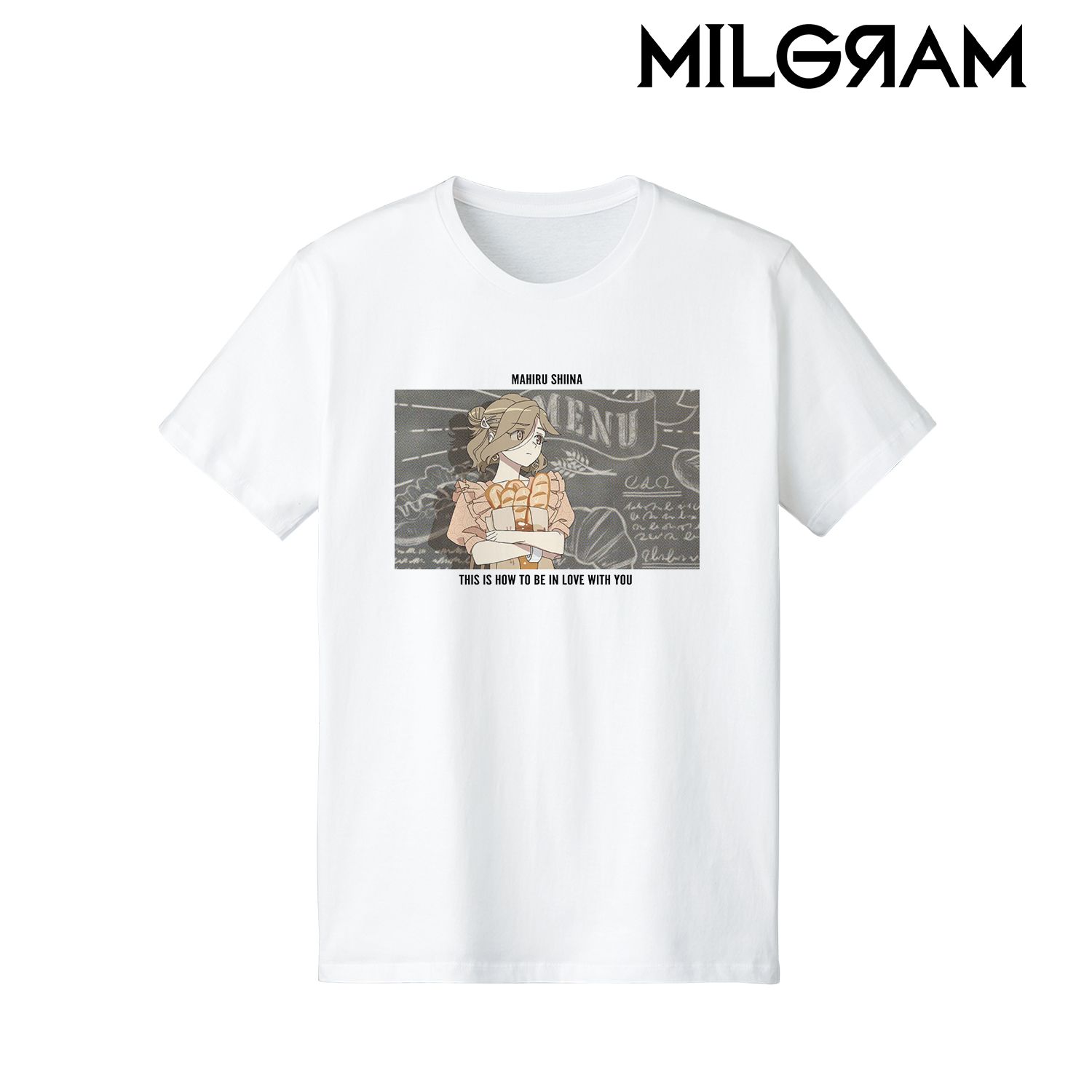 MILGRAM -ミルグラム- MV Tシャツ マヒル 『愛なんですよ』メンズ(サイズ/XXL) - 公式商品画像 | AniSmile