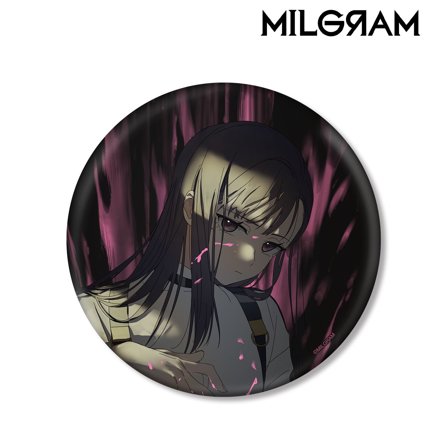 MILGRAM -ミルグラム- 描き下ろしイラスト ユノ 2nd Anniversary ver. BIG缶バッジ 画像 2 | AniSmile