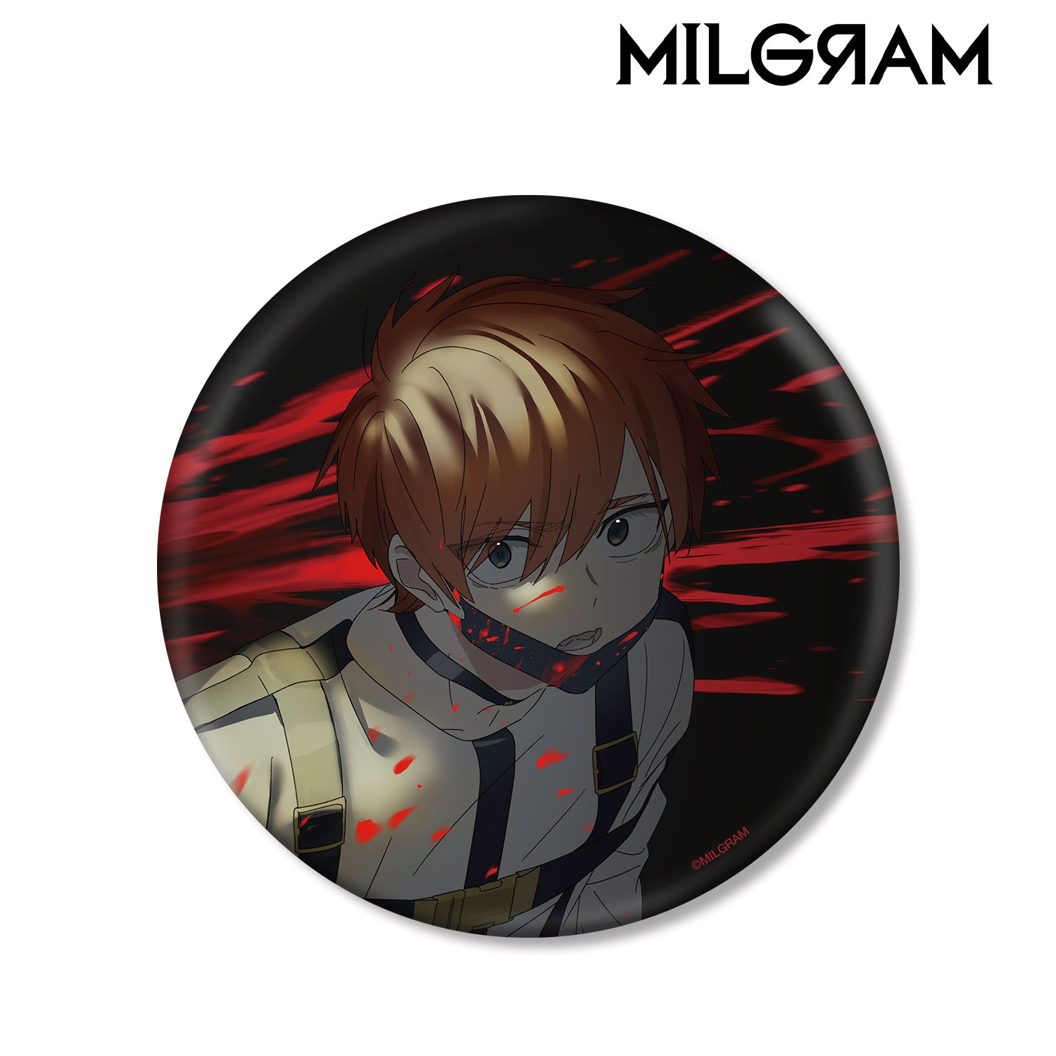 MILGRAM -ミルグラム- 描き下ろしイラスト フータ 2nd Anniversary ver. BIG缶バッジ 画像 3 | AniSmile