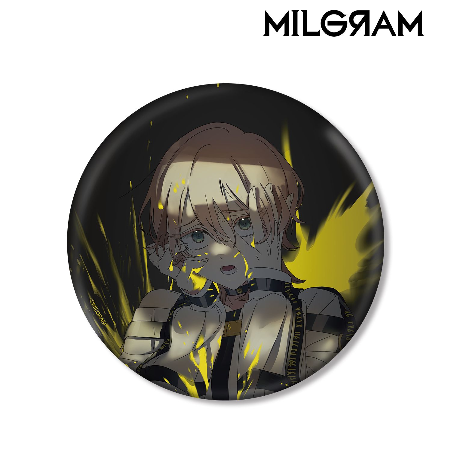 MILGRAM -ミルグラム- 描き下ろしイラスト ムウ 2nd Anniversary ver. BIG缶バッジ 画像 2 | AniSmile