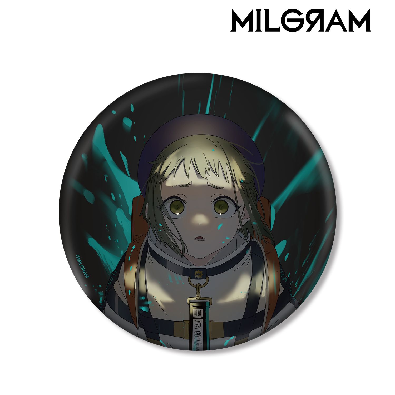 MILGRAM -ミルグラム- 描き下ろしイラスト アマネ 2nd Anniversary ver. BIG缶バッジ 画像 2 | AniSmile
