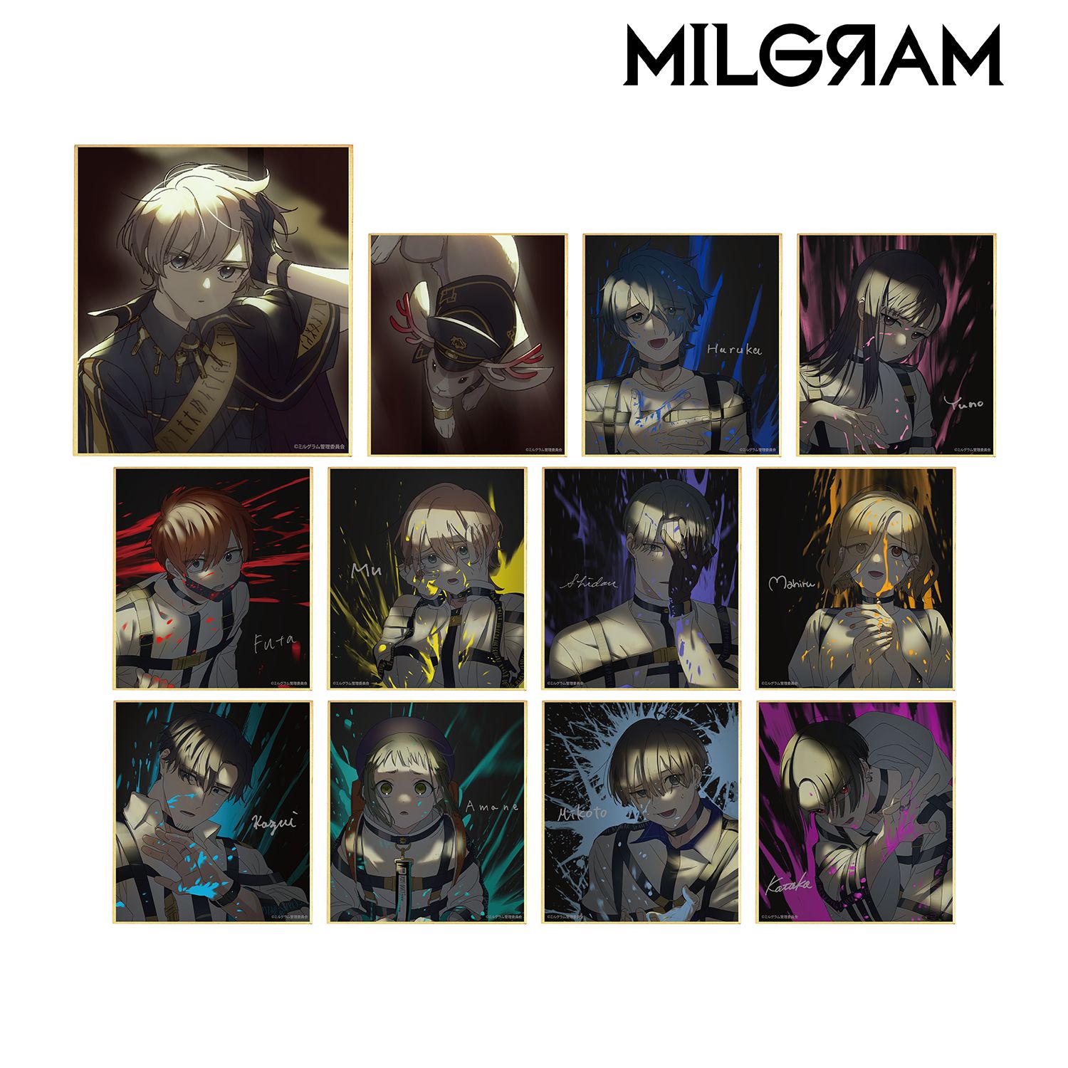 MILGRAM -ミルグラム- 描き下ろしイラスト 2nd Anniversary ver. トレーディングミニ色紙(単位/単品) 画像 2 | AniSmile