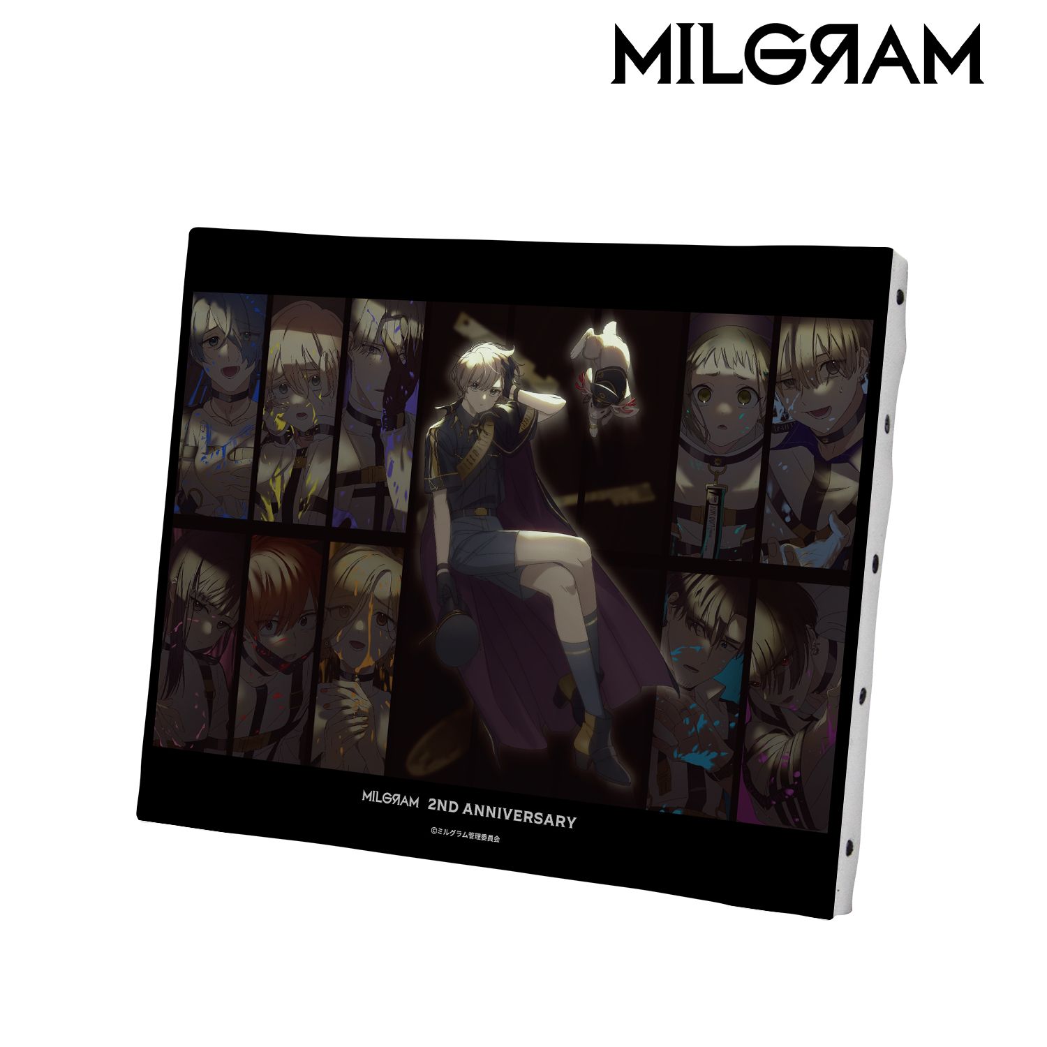 MILGRAM -ミルグラム- 描き下ろしイラスト 集合 2nd Anniversary ver. キャンバスボード 画像 2 | AniSmile