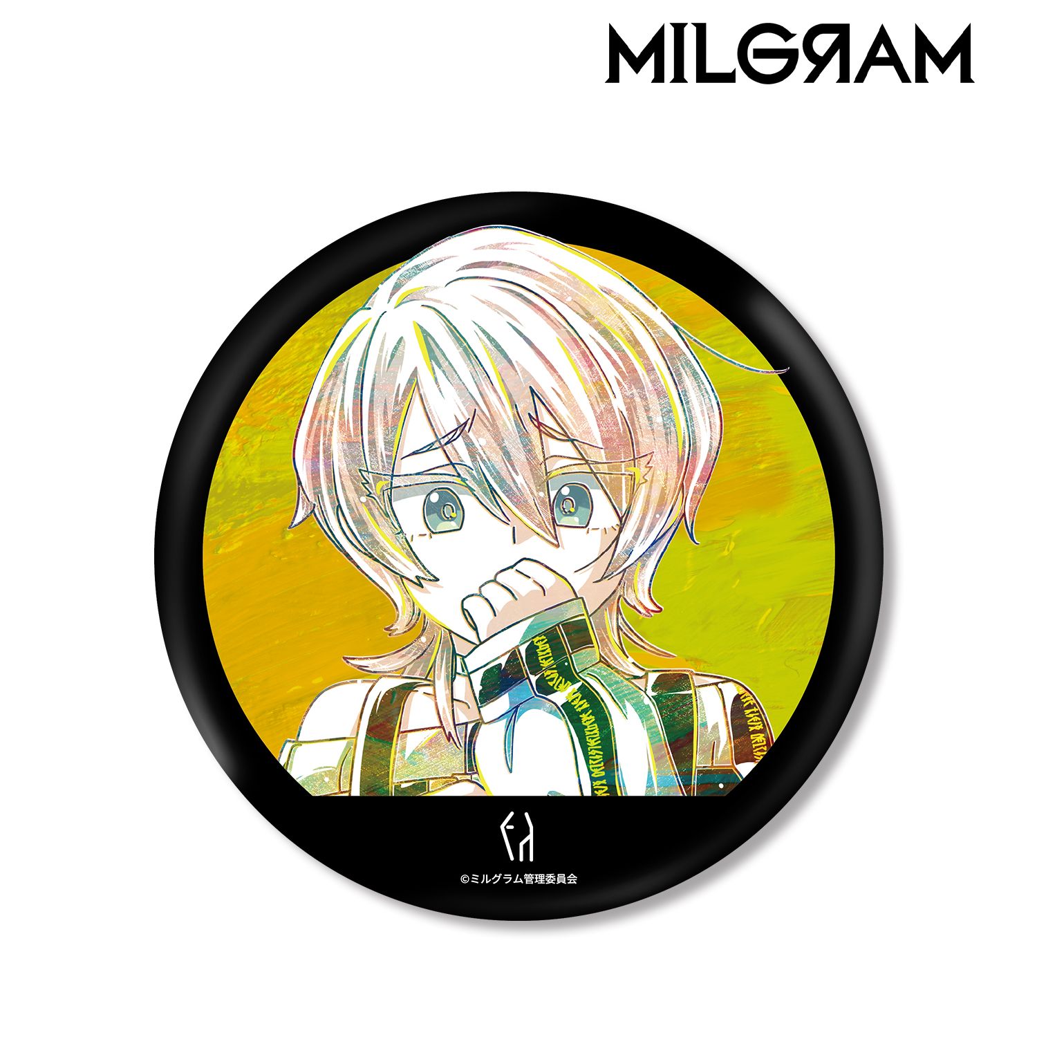 MILGRAM -ミルグラム- ムウ Ani-Art BIG缶バッジ 画像 2 | AniSmile