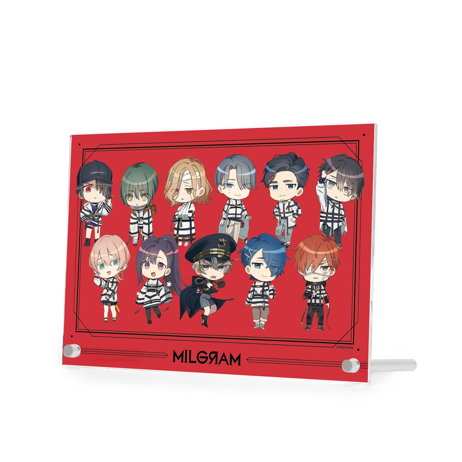 MILGRAM -ミルグラム- 集合 公式ちびキャラ Season 2 ver. アクリルパネル - 公式商品画像 | AniSmile