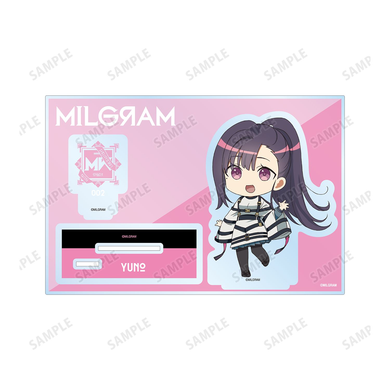 MILGRAM -ミルグラム- ユノ 公式ちびキャラ Season 2 ver. BIGアクリルスタンド 画像 4 | AniSmile