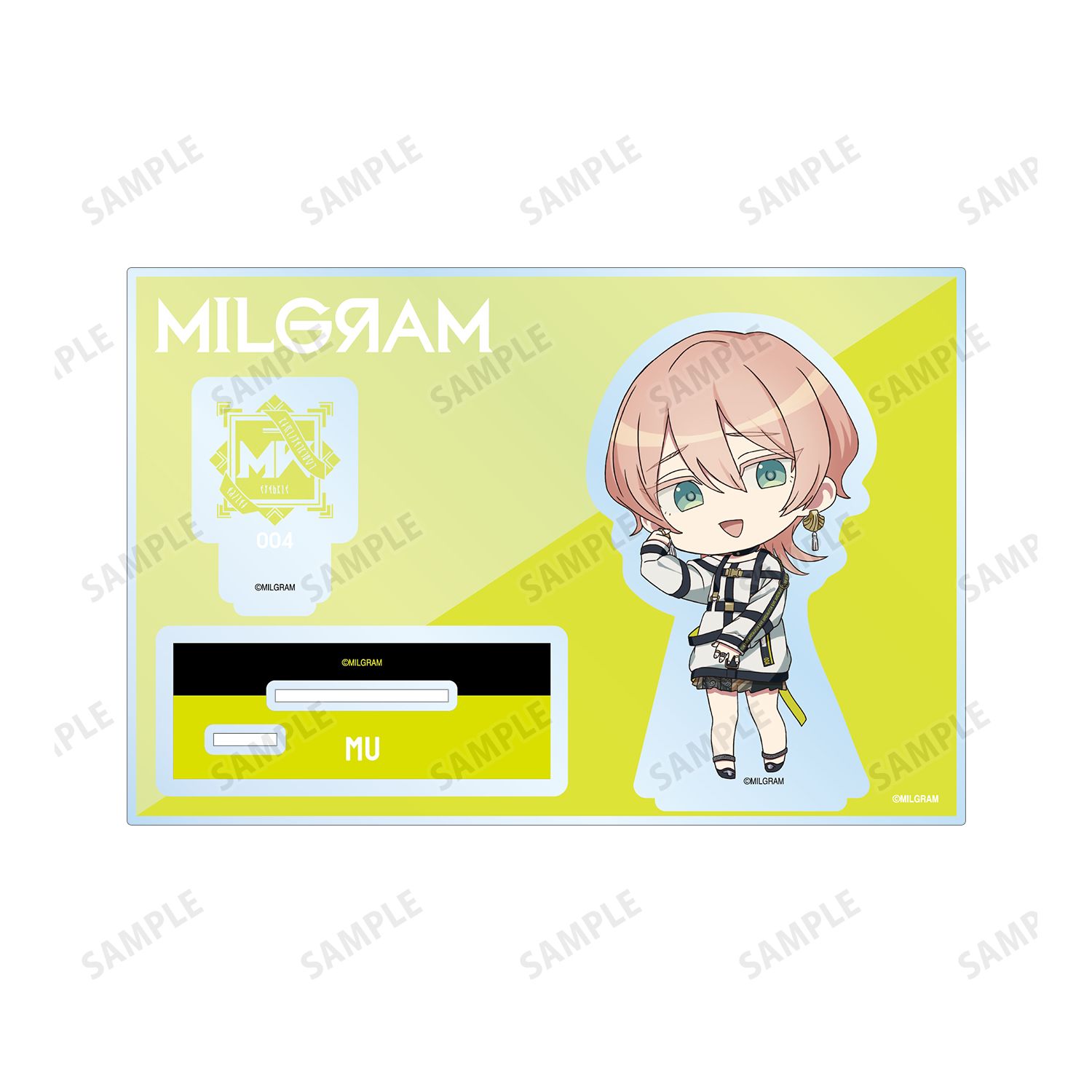 MILGRAM -ミルグラム- ムウ 公式ちびキャラ Season 2 ver. BIGアクリルスタンド 画像 4 | AniSmile