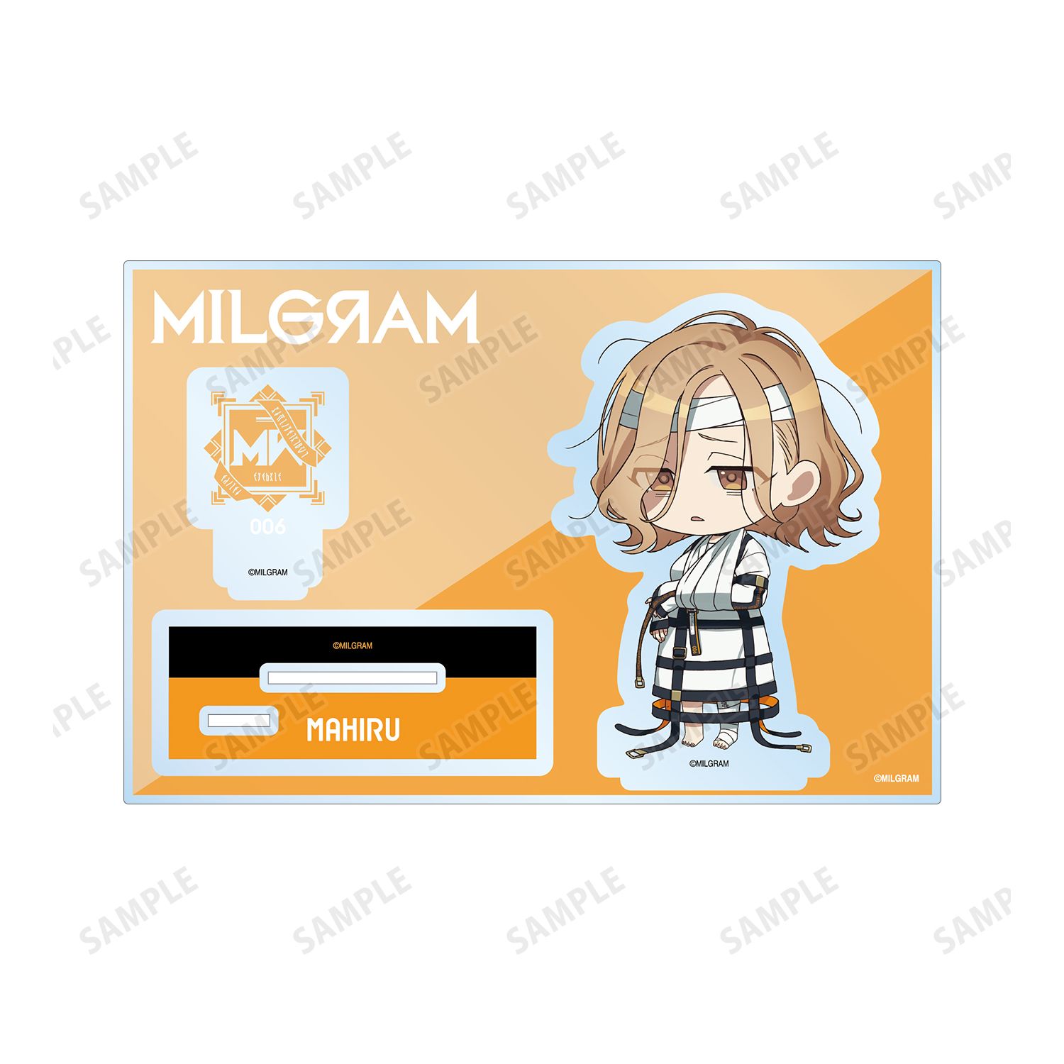 MILGRAM -ミルグラム- マヒル 公式ちびキャラ Season 2 ver. BIGアクリルスタンド 画像 4 | AniSmile