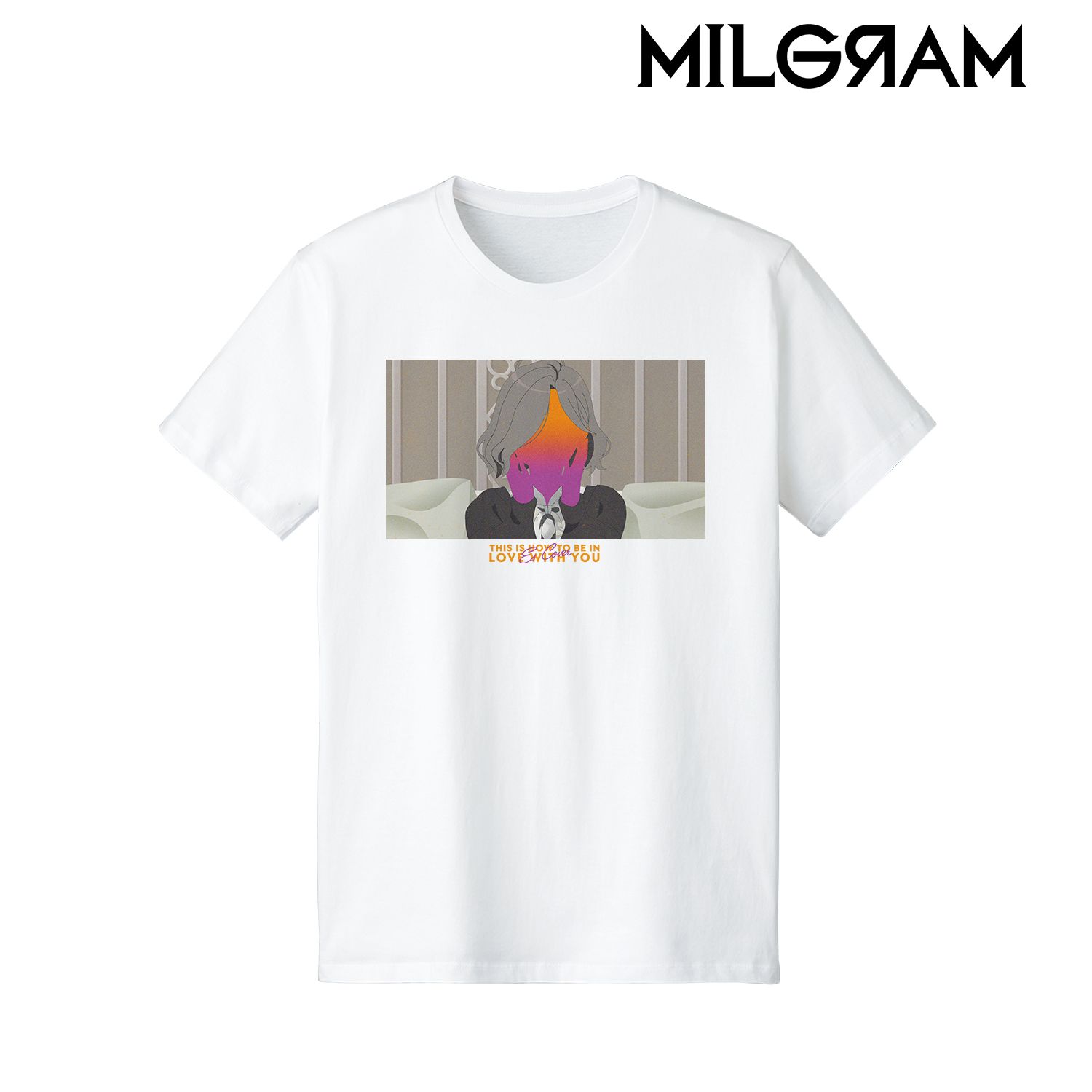 MILGRAM -ミルグラム- MV Tシャツ Cover ver.『愛なんですよ』メンズ(サイズ/L) 画像 2 | AniSmile