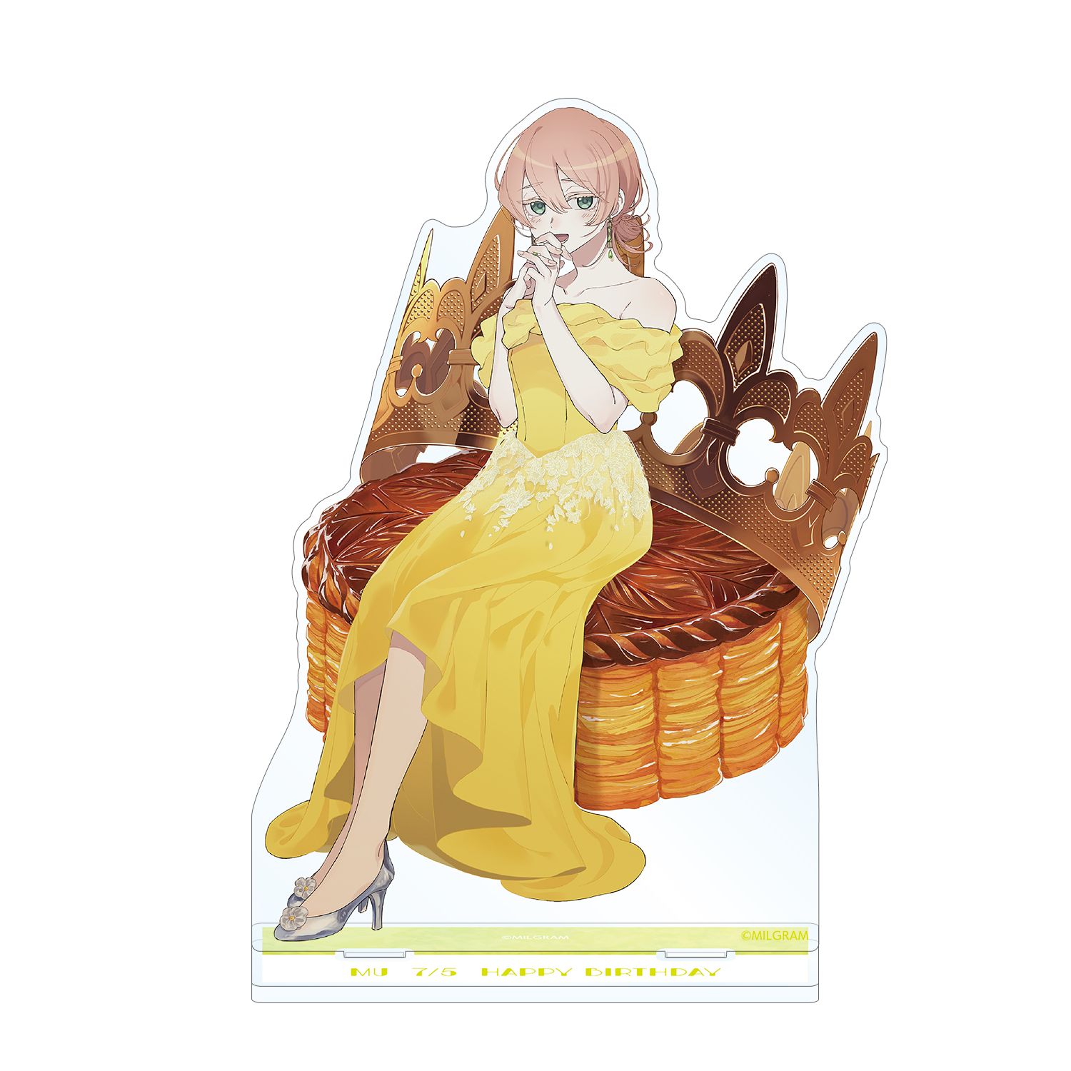 MILGRAM -ミルグラム- 描き下ろしイラスト ムウ バースデーver. BIGアクリルスタンド - 公式商品画像 | AniSmile