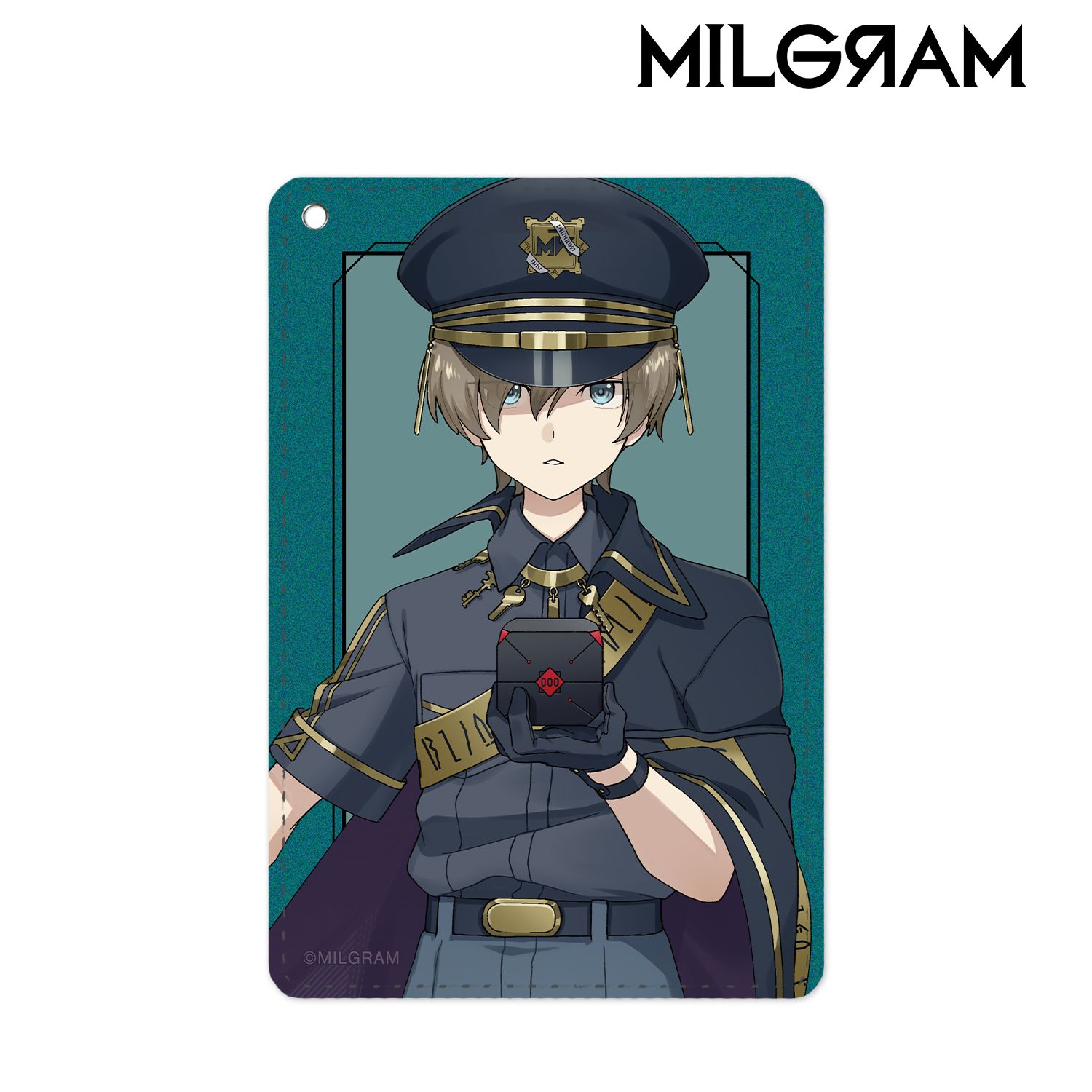 MILGRAM -ミルグラム- 描き下ろしイラスト エス 第一審MV衣装ver. 1ポケットパスケース 画像 2 | AniSmile