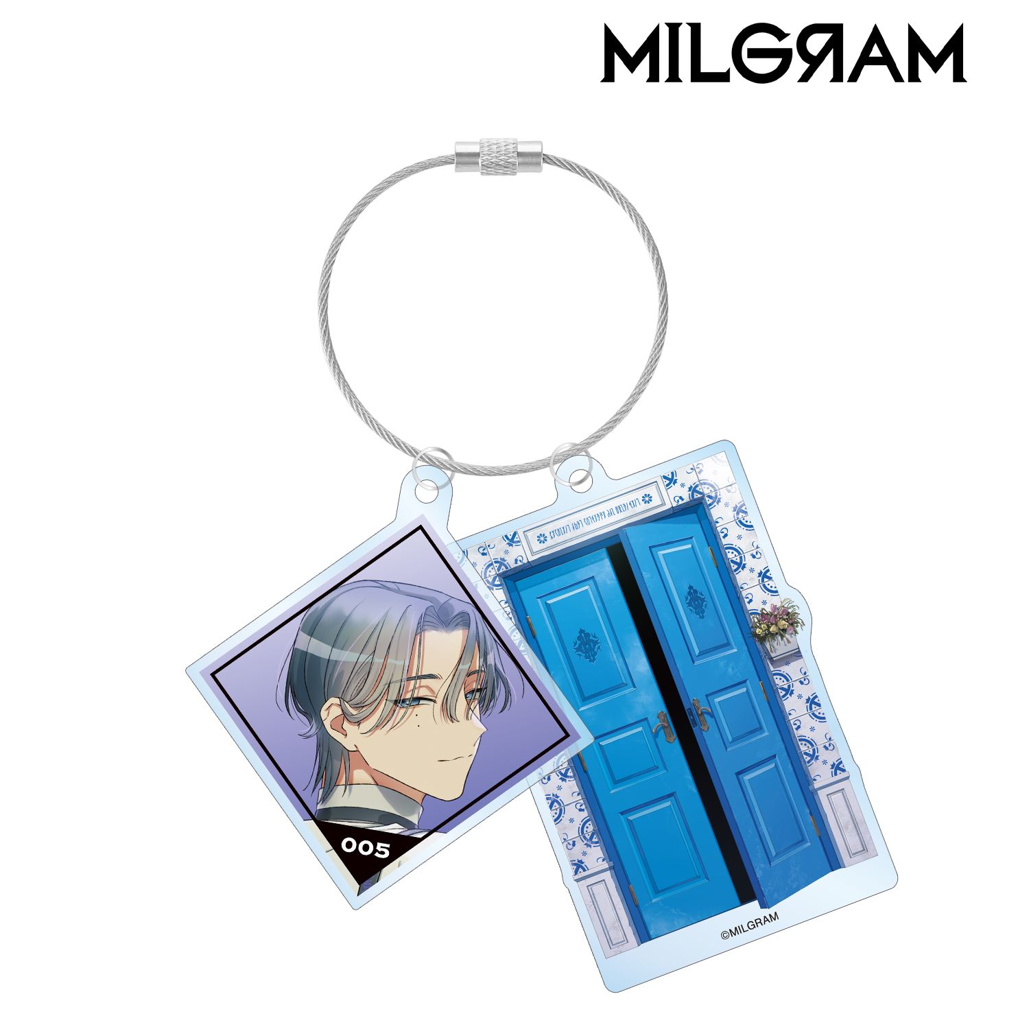 MILGRAM -ミルグラム- シドウ『トリアージ』 ジャケットイラストver. 2連ワイヤーBIGアクリルキーホルダー 画像 2 | AniSmile