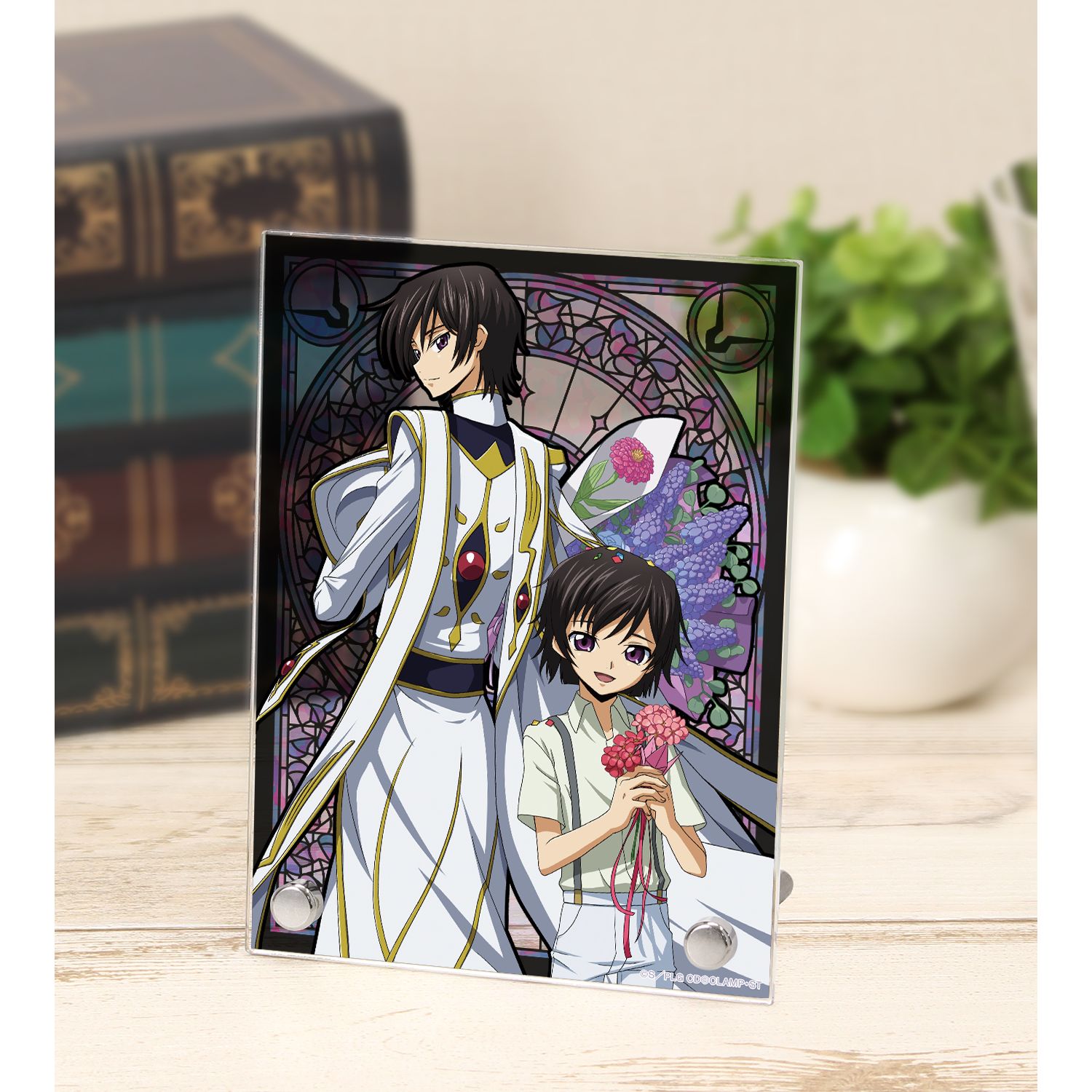 コードギアス 反逆のルルーシュ 描き下ろしイラスト ルルーシュ&ルルーシュ(幼少期) A6アクリルパネル <ルルーシュ バースデー2023ver.> - 公式商品画像 | AniSmile