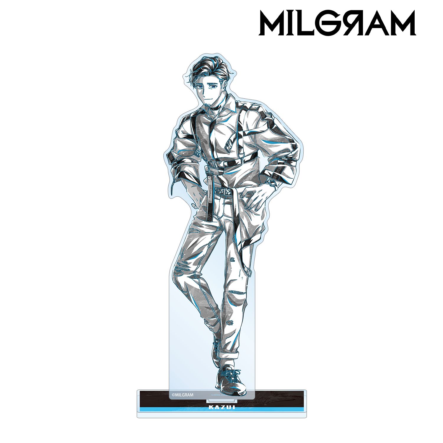 MILGRAM -ミルグラム- カズイ Ani-Art BLACK LABEL BIGアクリルスタンド 画像 2 | AniSmile