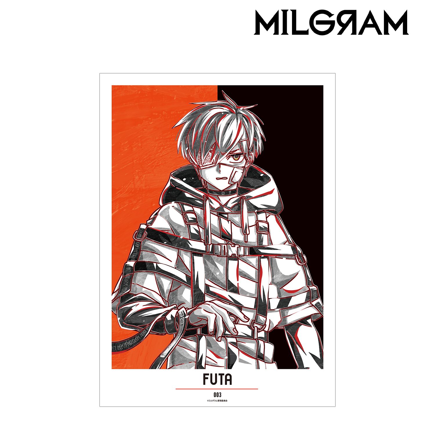 MILGRAM -ミルグラム- フータ Ani-Art BLACK LABEL A3マット加工ポスター 画像 2 | AniSmile