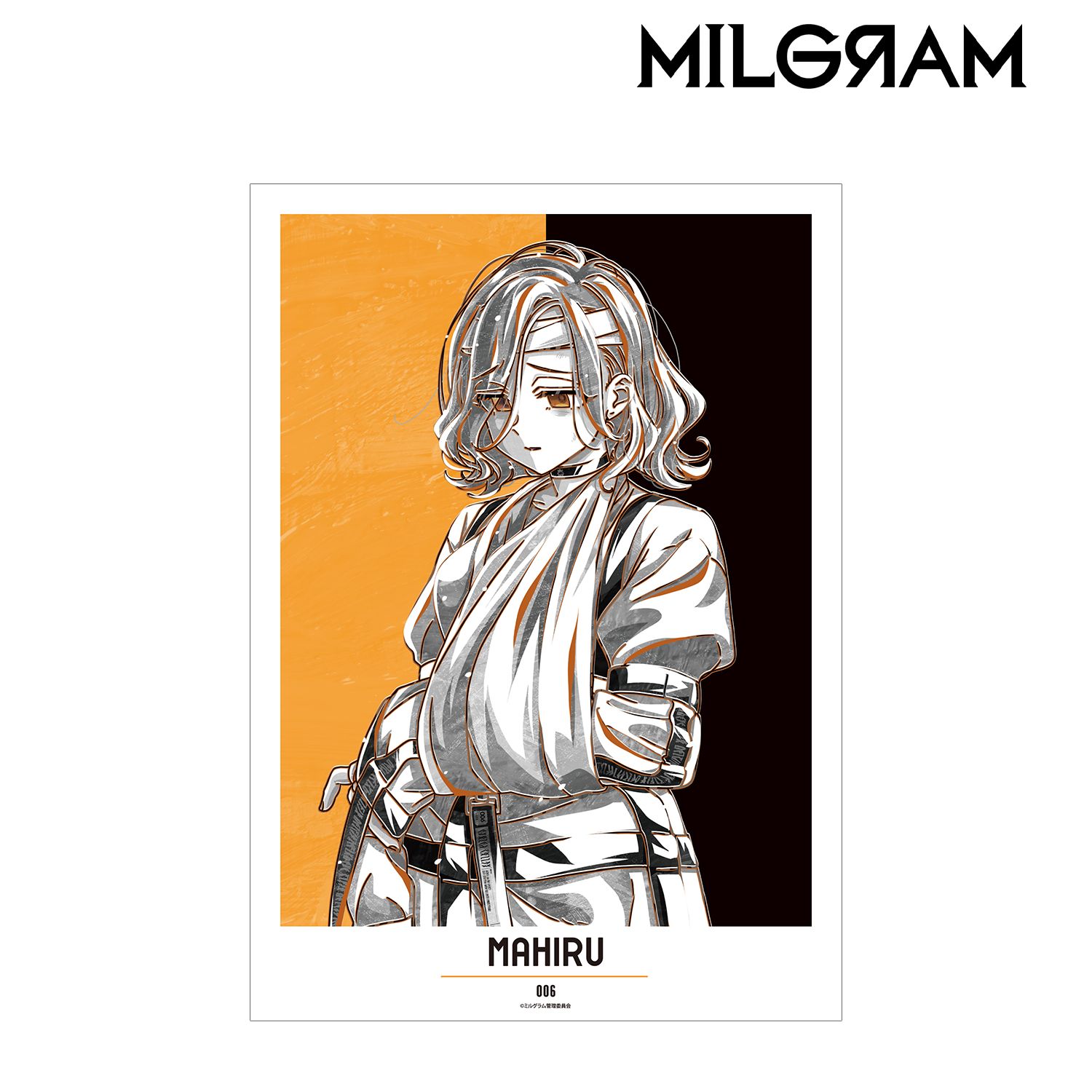 MILGRAM -ミルグラム- マヒル Ani-Art BLACK LABEL A3マット加工ポスター 画像 2 | AniSmile