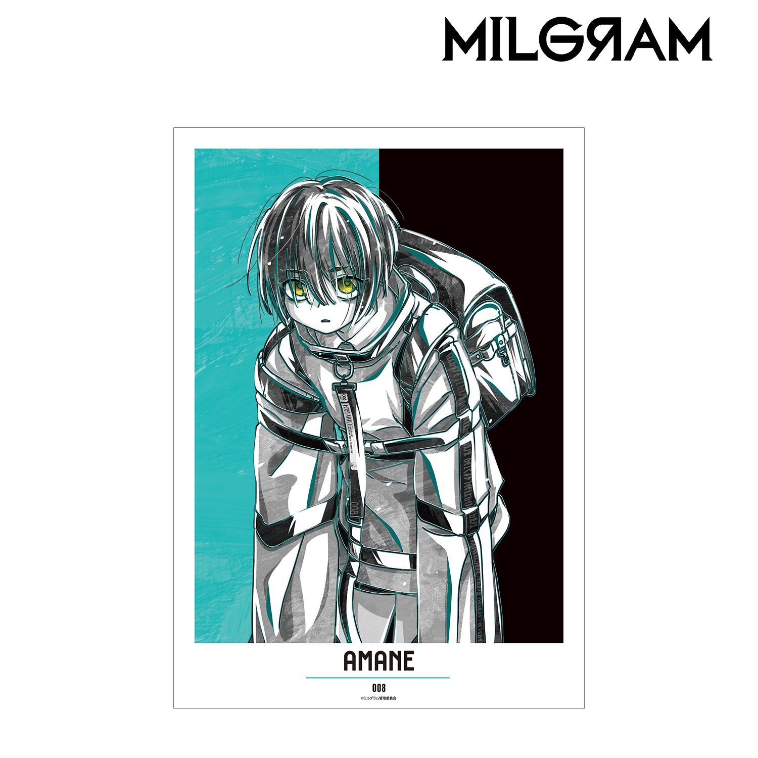 MILGRAM -ミルグラム- アマネ Ani-Art BLACK LABEL A3マット加工ポスター 画像 2 | AniSmile