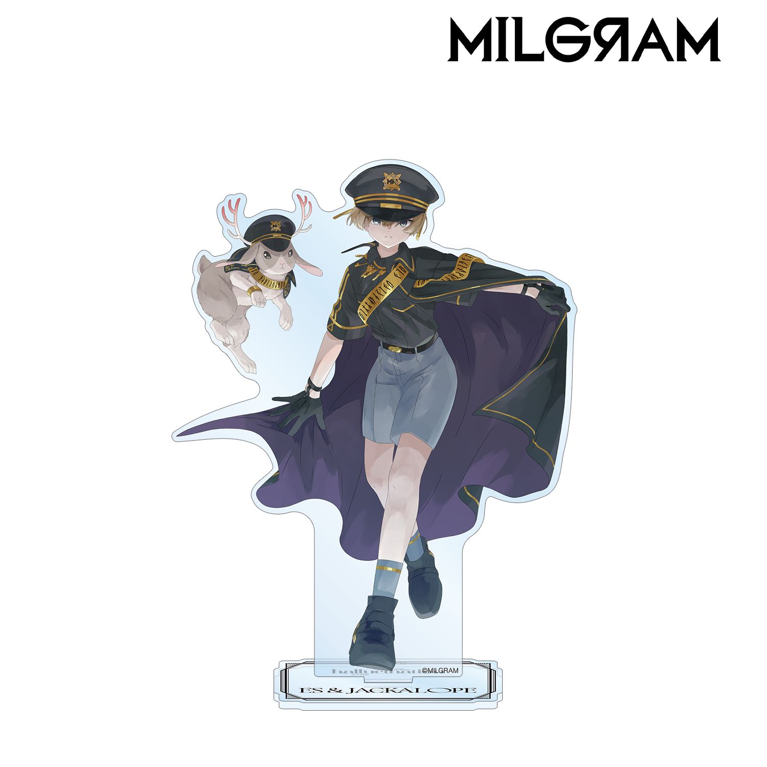 MILGRAM -ミルグラム- 描き下ろし エス&ジャッカロープ LIVE EVENT「hallucination」ver. BIGアクリルスタンド 画像 2 | AniSmile