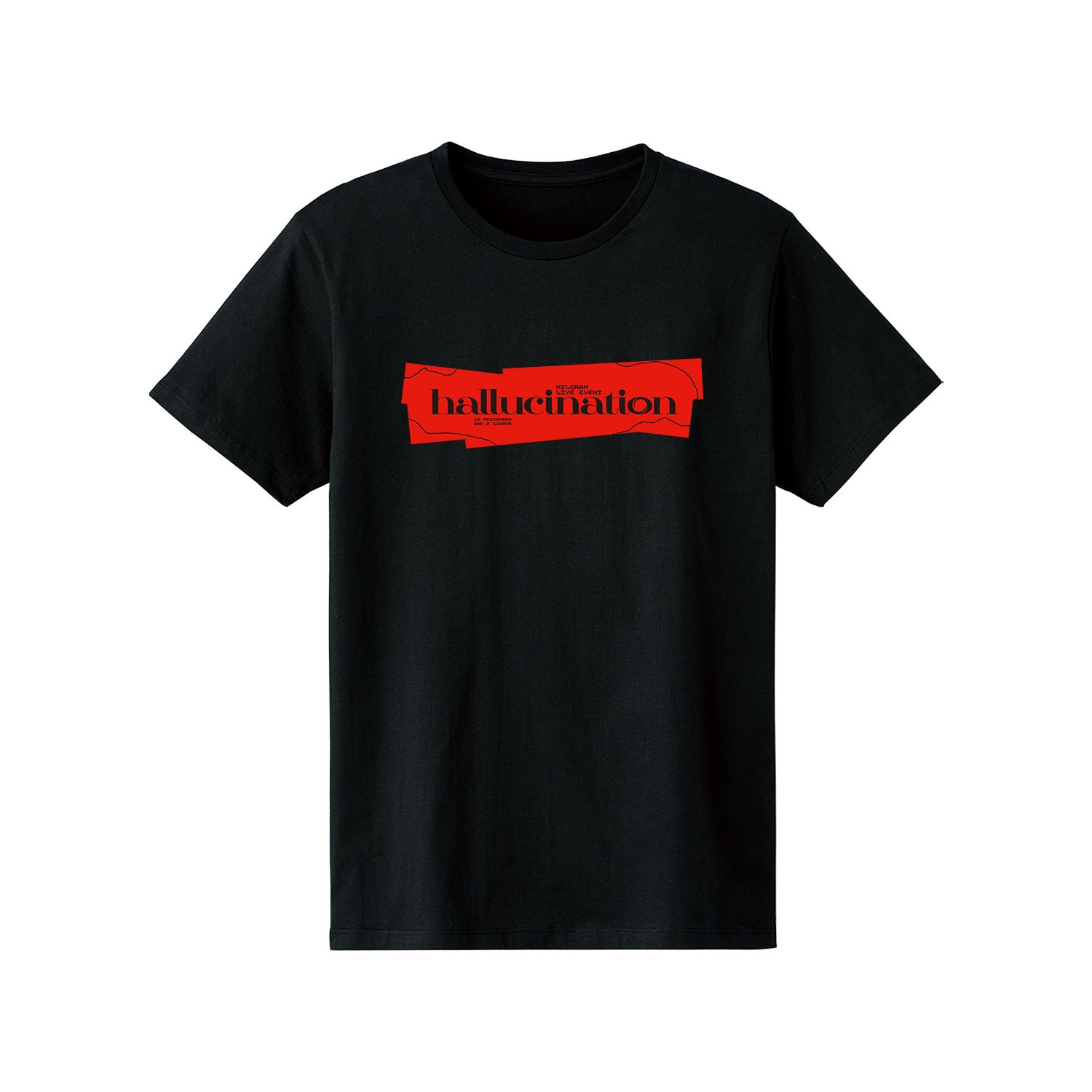 MILGRAM LIVE EVENT「hallucination」 公式Tシャツユニセックス(サイズ/Free) - 公式商品画像 | AniSmile