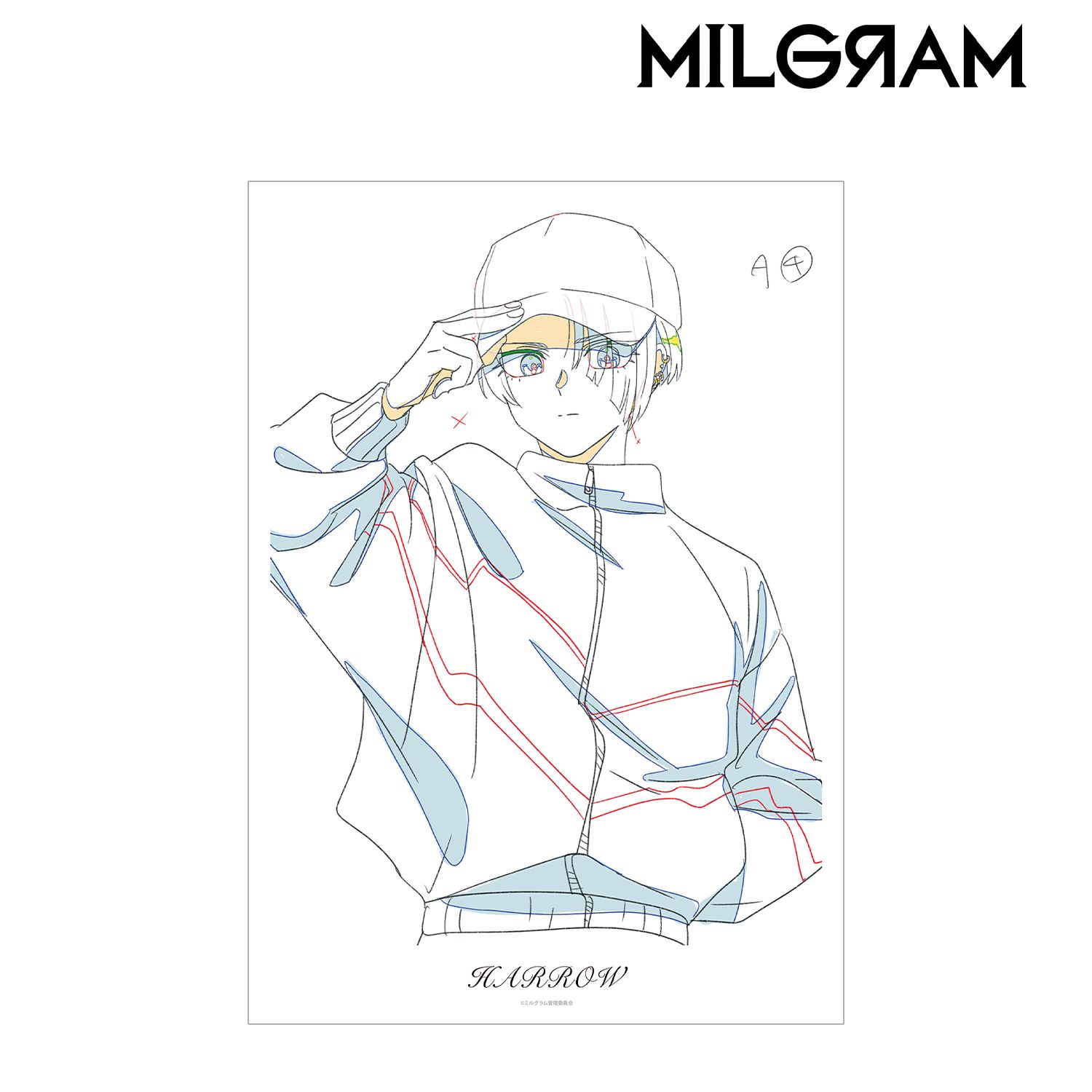 MILGRAM -ミルグラム- 原画A3マット加工ポスター コトコ 『HARROW』 画像 2 | AniSmile