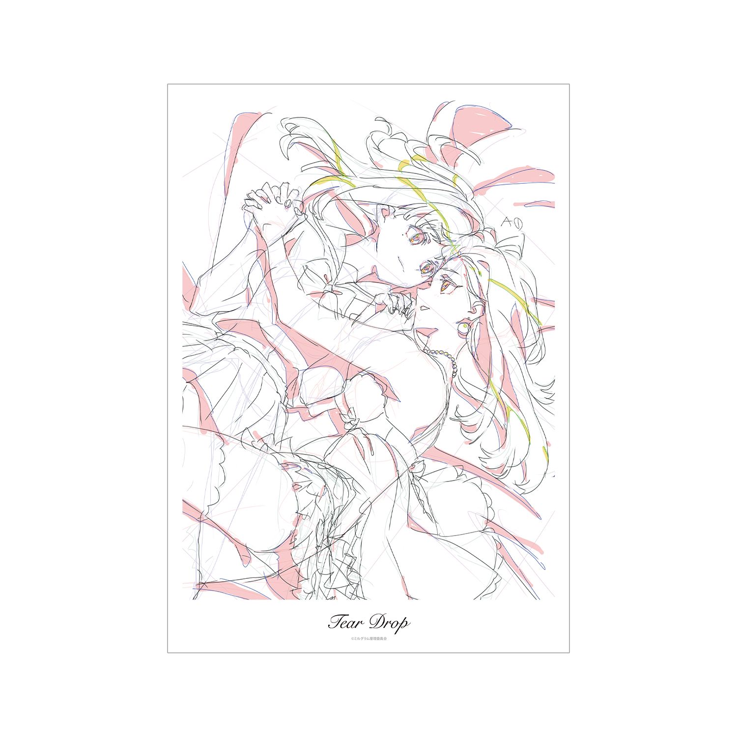 MILGRAM -ミルグラム- 原画A3マット加工ポスター ユノ 『Tear Drop』 - 公式商品画像 | AniSmile