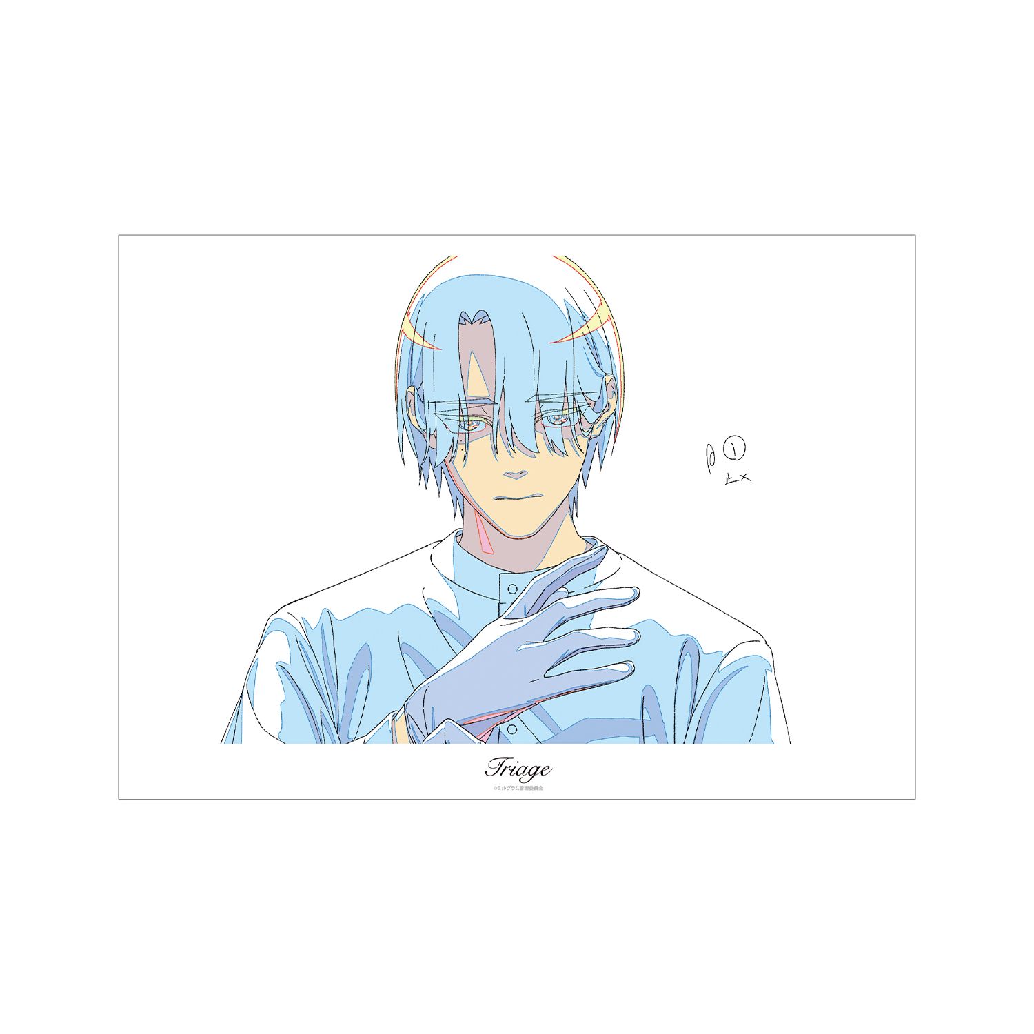 MILGRAM -ミルグラム- 原画A3マット加工ポスター シドウ 『トリアージ』 - 公式商品画像 | AniSmile