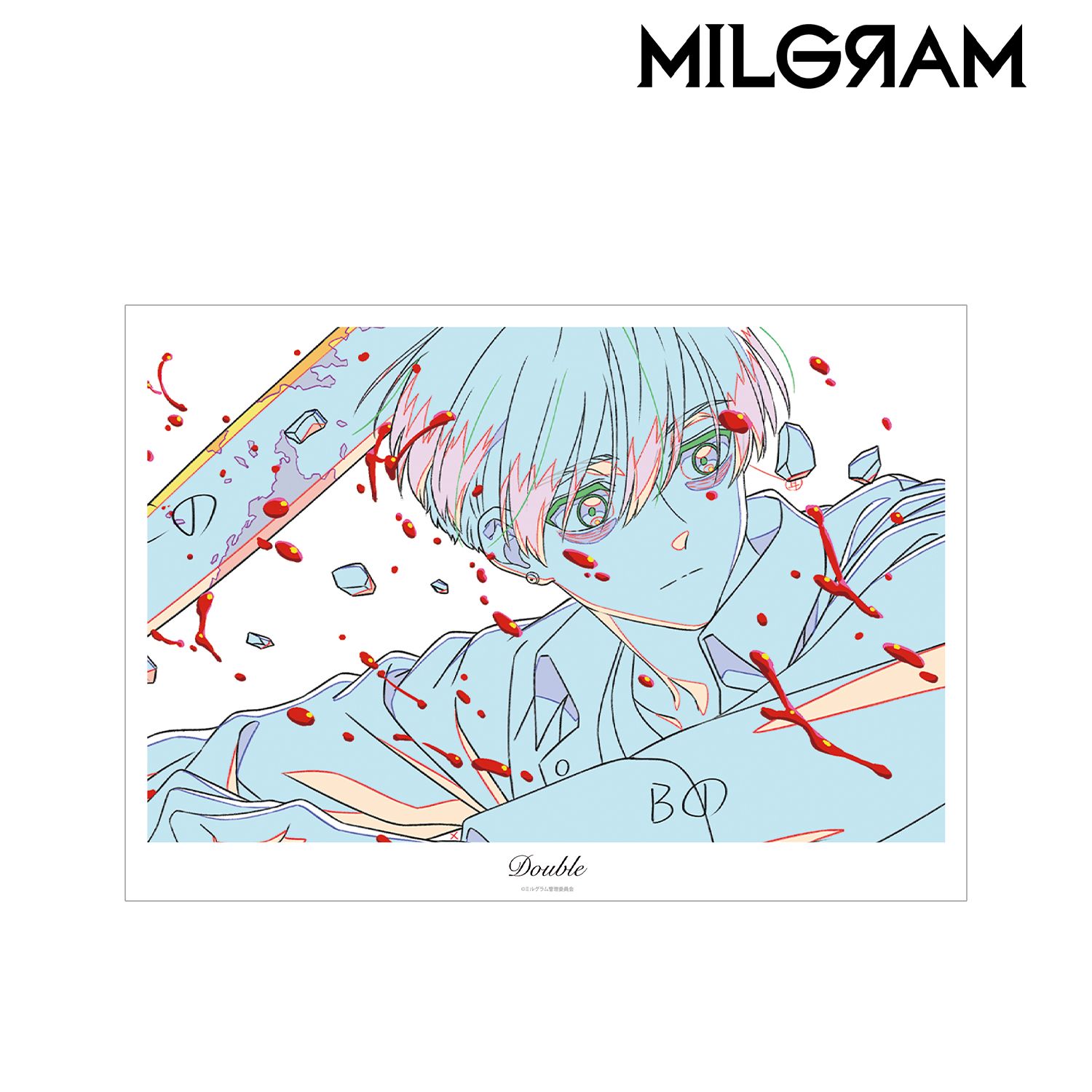 MILGRAM -ミルグラム- 原画A3マット加工ポスター ミコト 『ダブル』 画像 2 | AniSmile