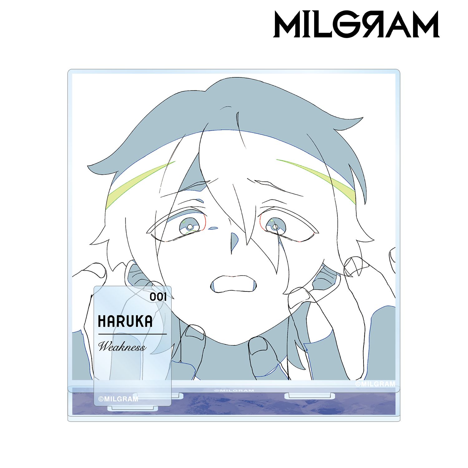 MILGRAM -ミルグラム- 原画パーツ付きBIGアクリルスタンド ハルカ 『弱肉共食』 画像 2 | AniSmile