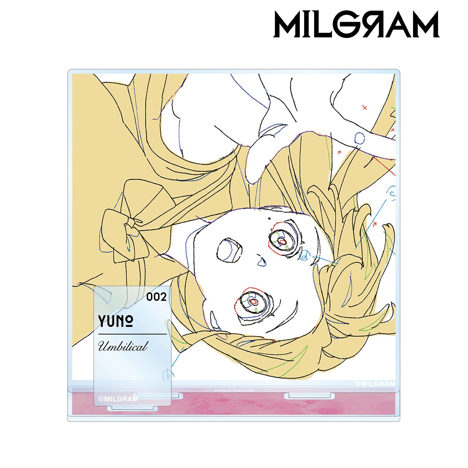 MILGRAM -ミルグラム- 原画パーツ付きBIGアクリルスタンド ユノ 『アンビリカル』 画像 2 | AniSmile
