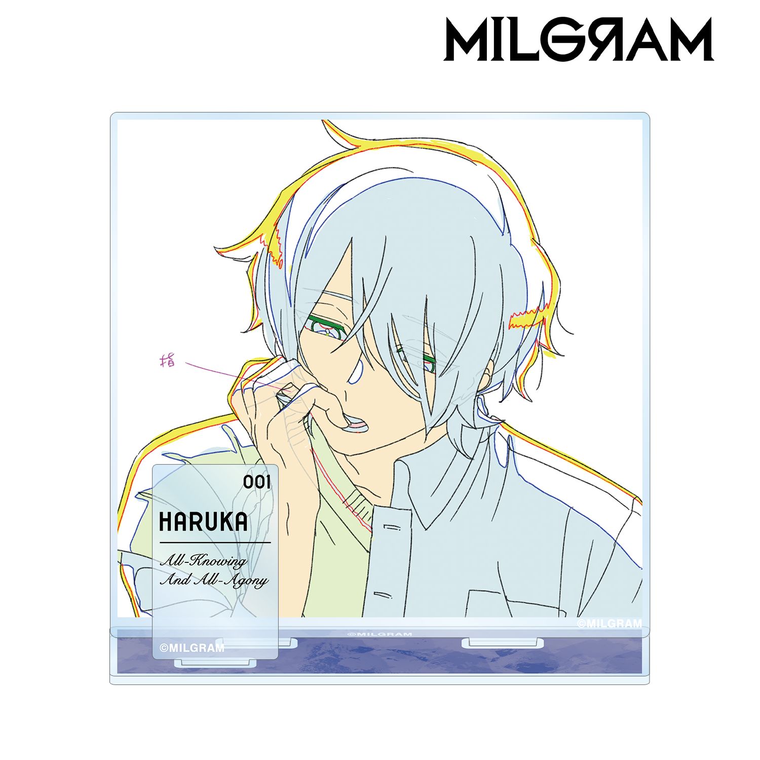 MILGRAM -ミルグラム- 原画パーツ付きBIGアクリルスタンド ハルカ 『全知全悩』 画像 3 | AniSmile