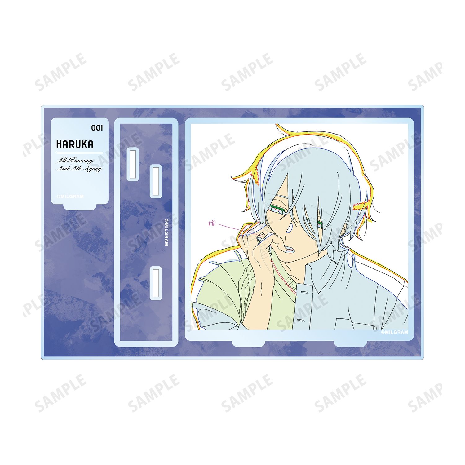 MILGRAM -ミルグラム- 原画パーツ付きBIGアクリルスタンド ハルカ 『全知全悩』 画像 2 | AniSmile