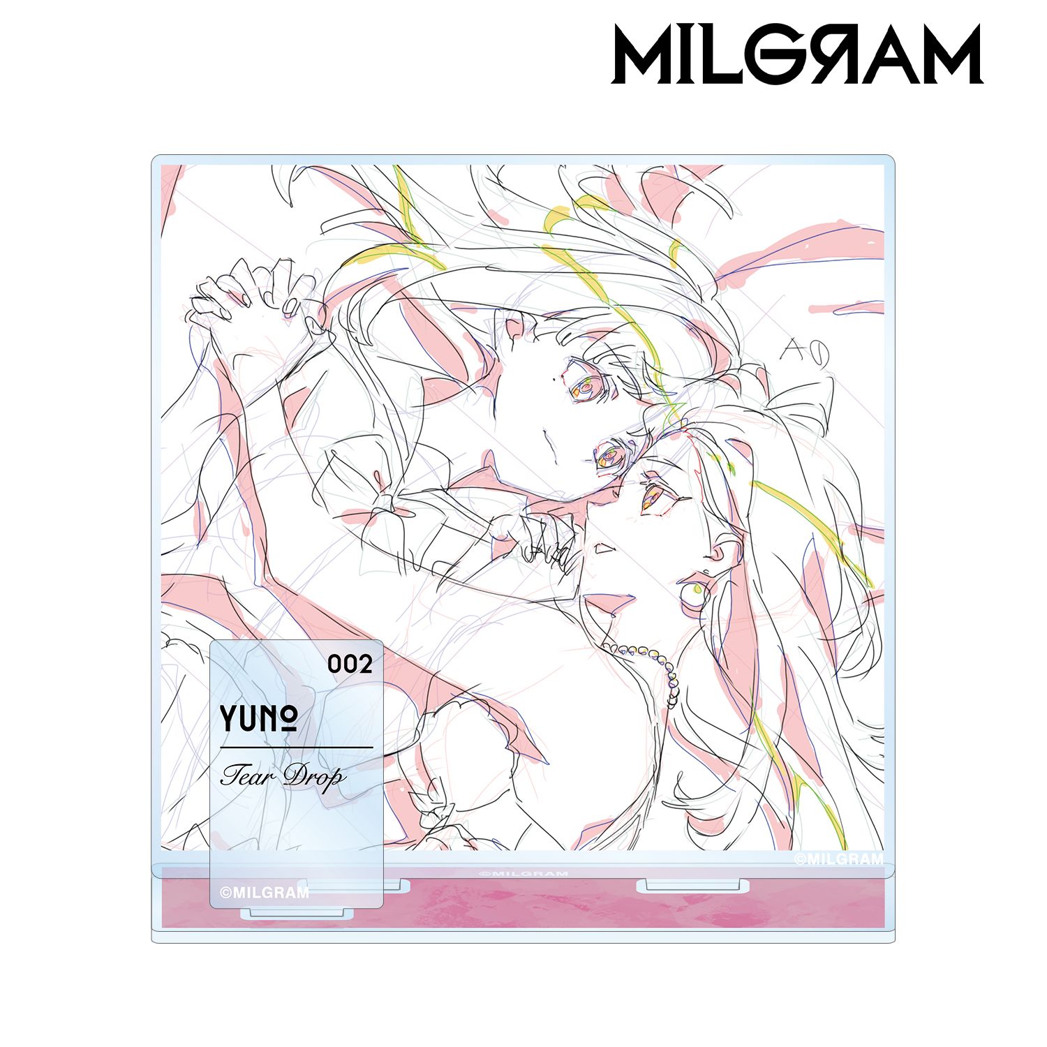 MILGRAM -ミルグラム- 原画パーツ付きBIGアクリルスタンド ユノ 『Tear Drop』 画像 3 | AniSmile