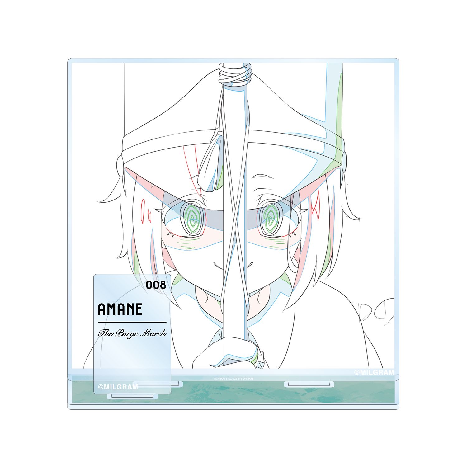 MILGRAM -ミルグラム- 原画パーツ付きBIGアクリルスタンド アマネ 『粛清マーチ』 - 公式商品画像 | AniSmile