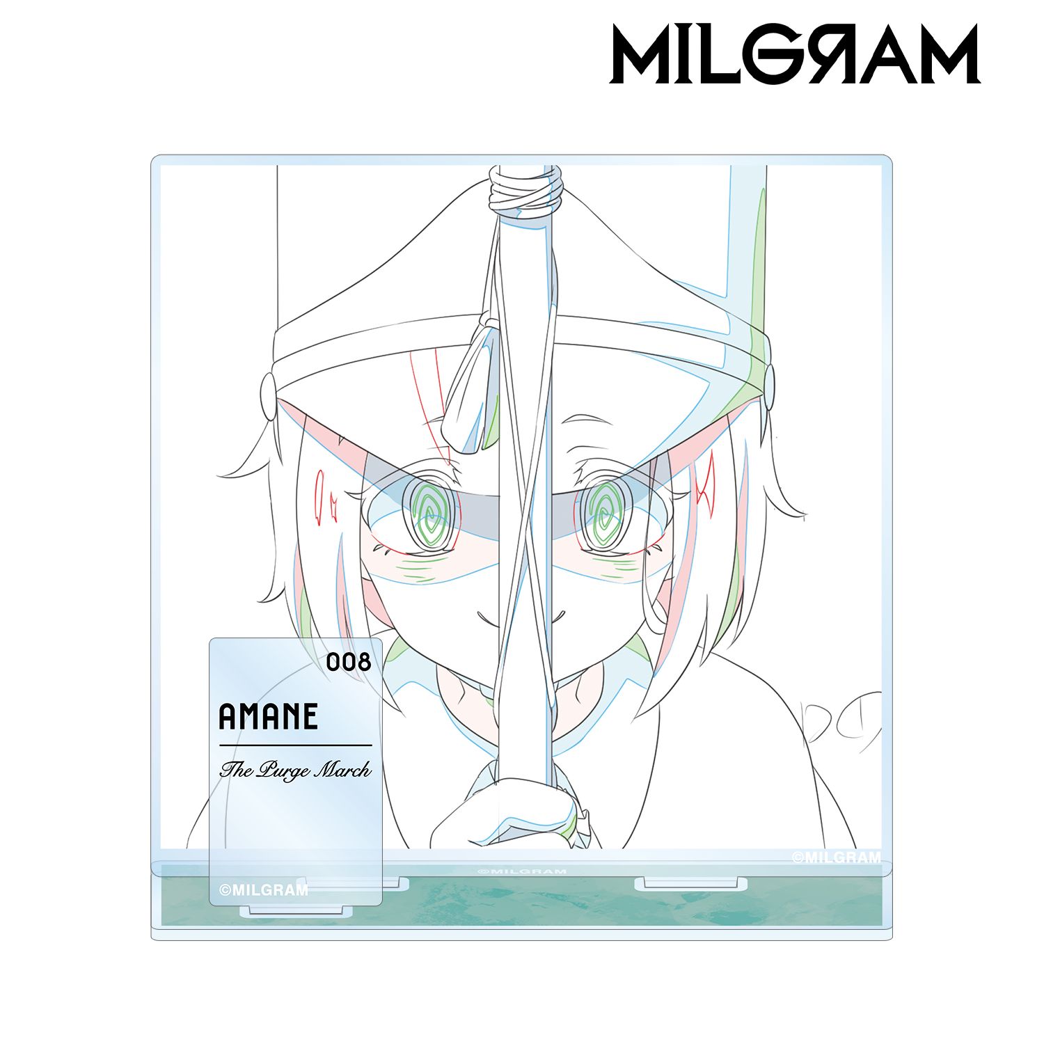 MILGRAM -ミルグラム- 原画パーツ付きBIGアクリルスタンド アマネ 『粛清マーチ』 画像 2 | AniSmile