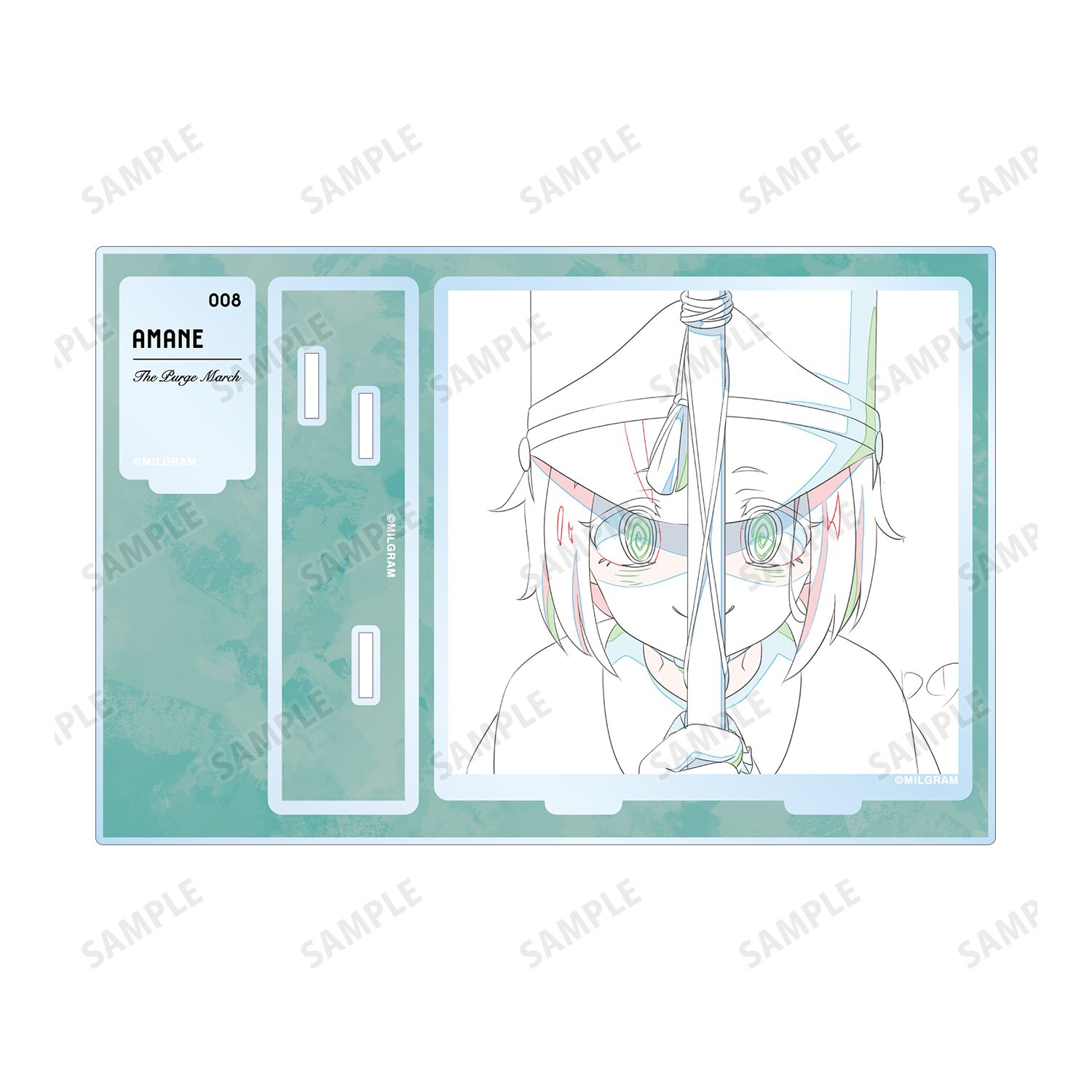 MILGRAM -ミルグラム- 原画パーツ付きBIGアクリルスタンド アマネ 『粛清マーチ』 画像 3 | AniSmile