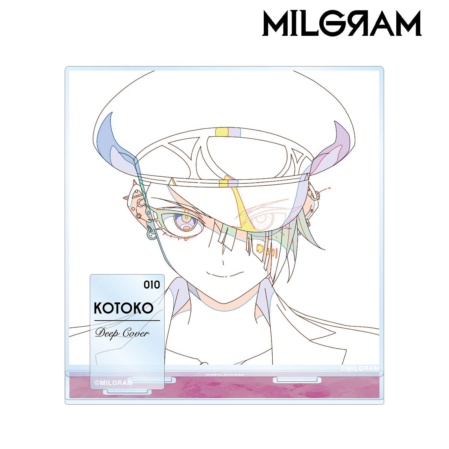 MILGRAM -ミルグラム- 原画パーツ付きBIGアクリルスタンド コトコ 『ディープカバー』 画像 2 | AniSmile
