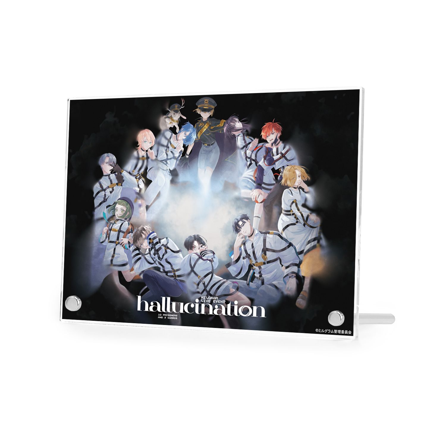 MILGRAM -ミルグラム- LIVE EVENT「hallucination」 キービジュアル A5アクリルパネル - 公式商品画像 | AniSmile