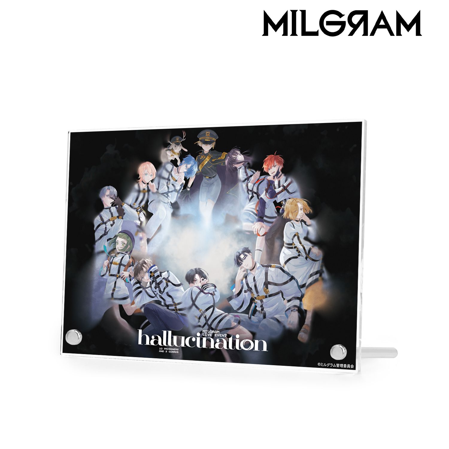 MILGRAM -ミルグラム- LIVE EVENT「hallucination」 キービジュアル A5アクリルパネル 画像 2 | AniSmile