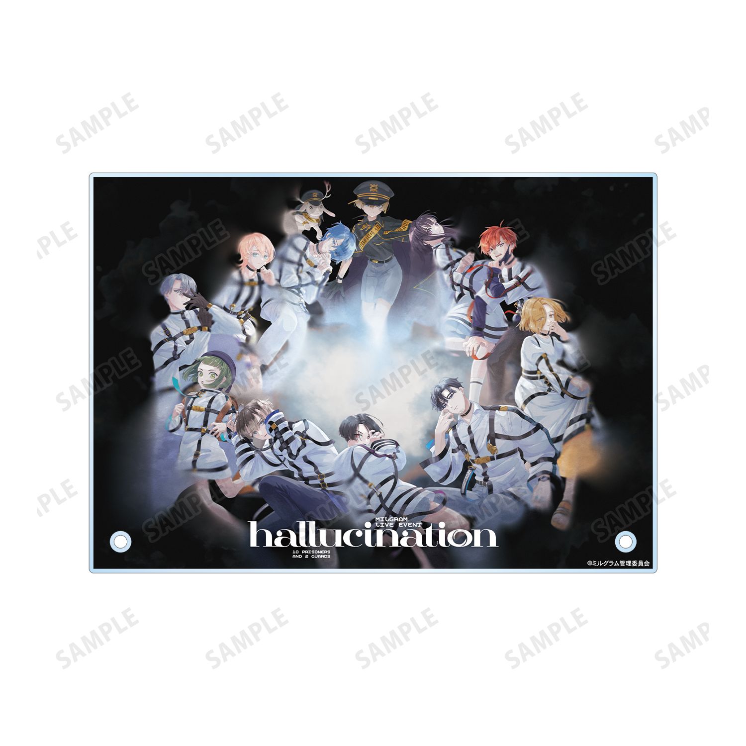 MILGRAM -ミルグラム- LIVE EVENT「hallucination」 キービジュアル A5アクリルパネル 画像 4 | AniSmile