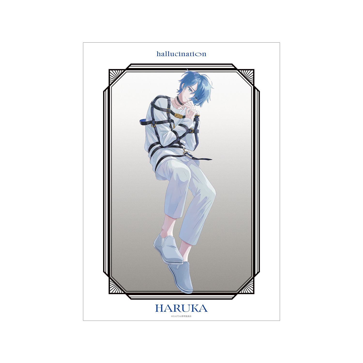 MILGRAM -ミルグラム- 描き下ろし ハルカ LIVE EVENT「hallucination」ver. A3マット加工ポスター - 公式商品画像 | AniSmile