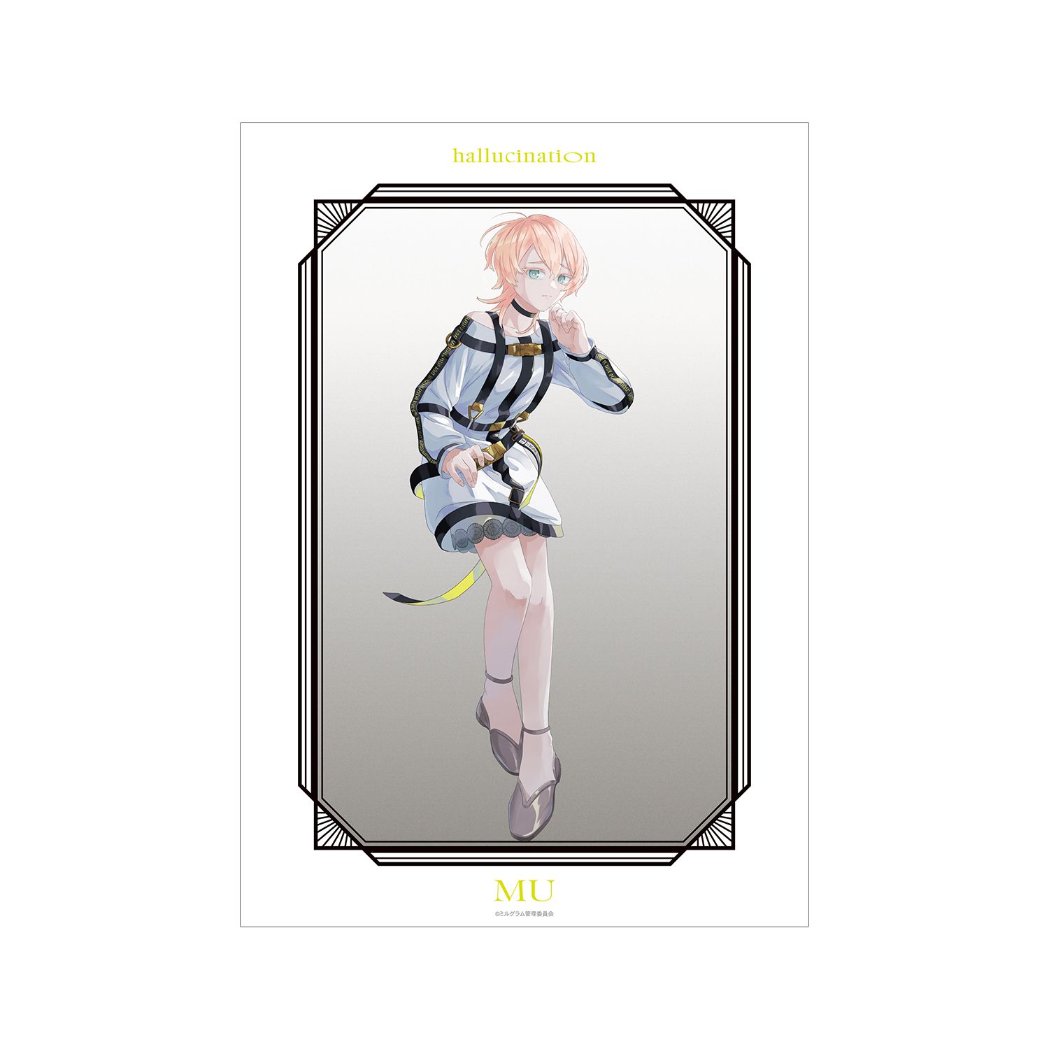 MILGRAM -ミルグラム- 描き下ろし ムウ LIVE EVENT「hallucination」ver. A3マット加工ポスター - 公式商品画像 | AniSmile