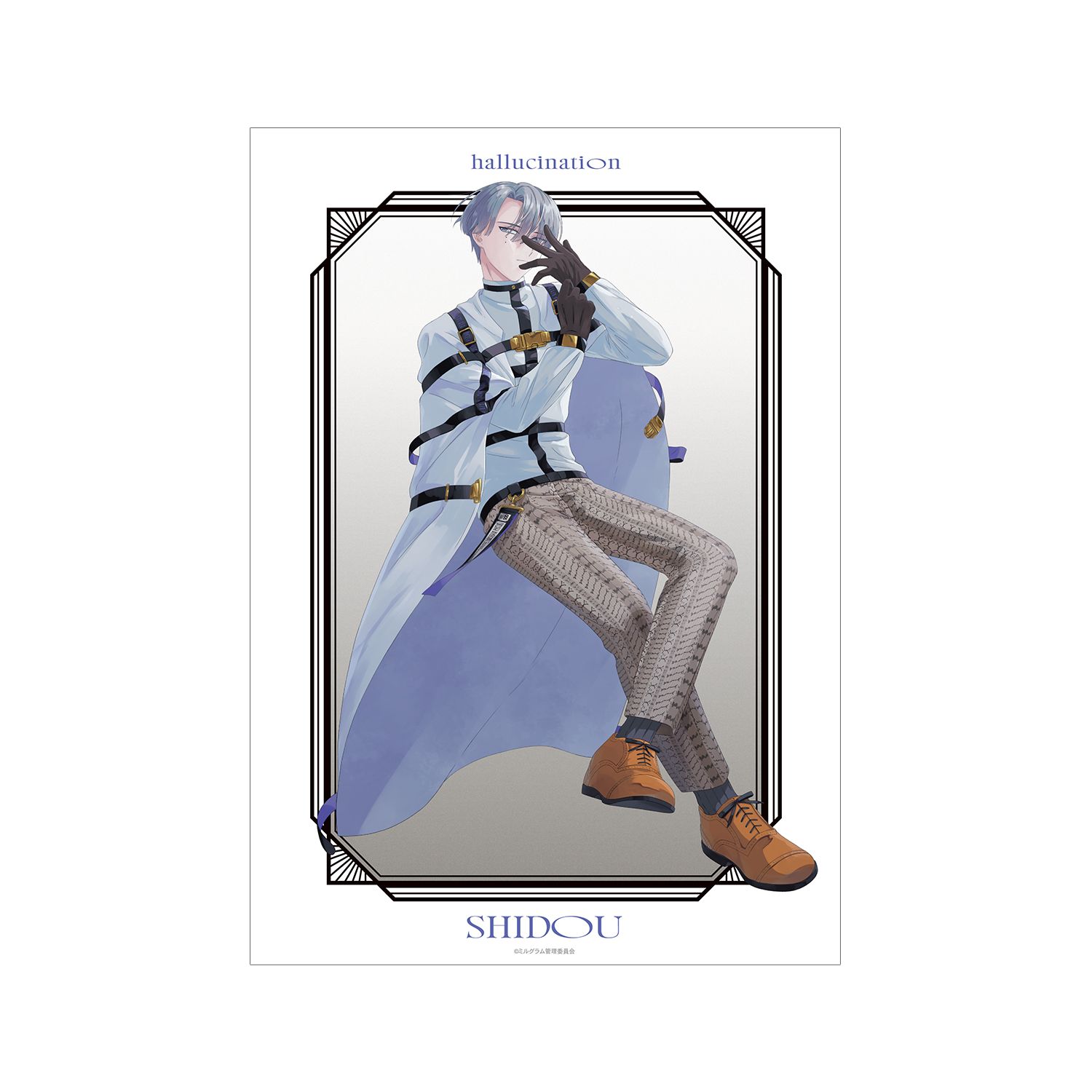 MILGRAM -ミルグラム- 描き下ろし シドウ LIVE EVENT「hallucination」ver. A3マット加工ポスター - 公式商品画像 | AniSmile