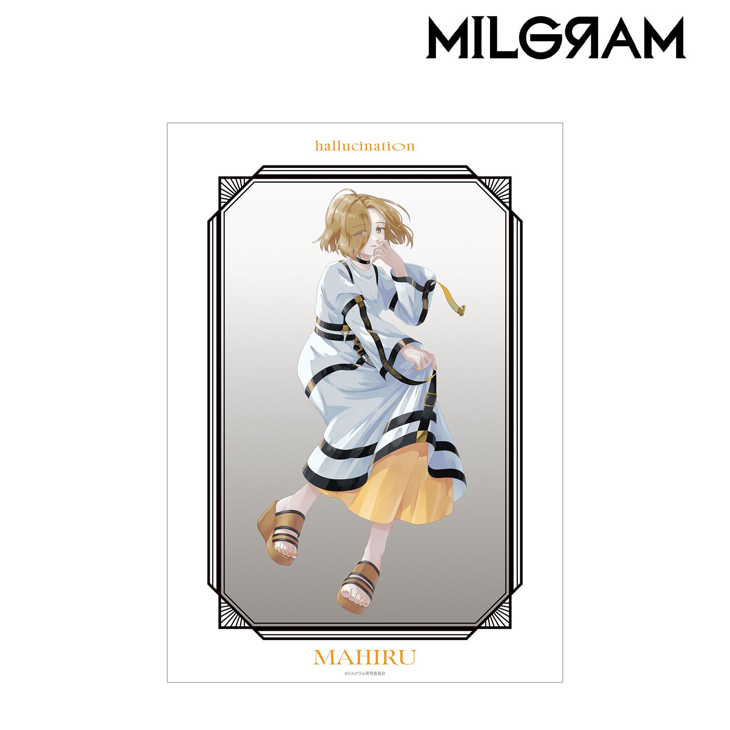MILGRAM -ミルグラム- 描き下ろし マヒル LIVE EVENT「hallucination」ver. A3マット加工ポスター 画像 2 | AniSmile