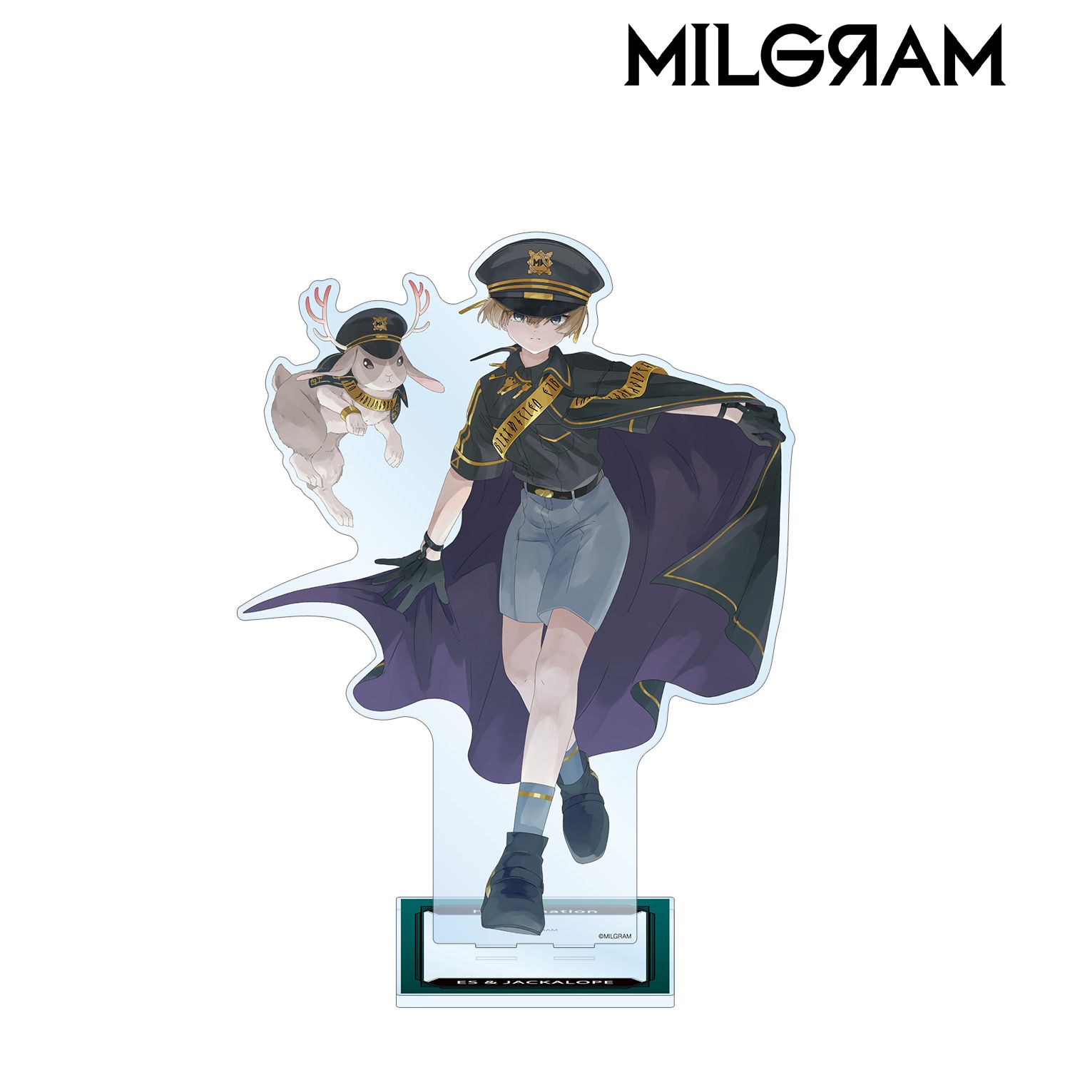 MILGRAM -ミルグラム- 描き下ろし エス&ジャッカロープ LIVE EVENT「hallucination」ver. 特大アクリルスタンド 画像 2 | AniSmile