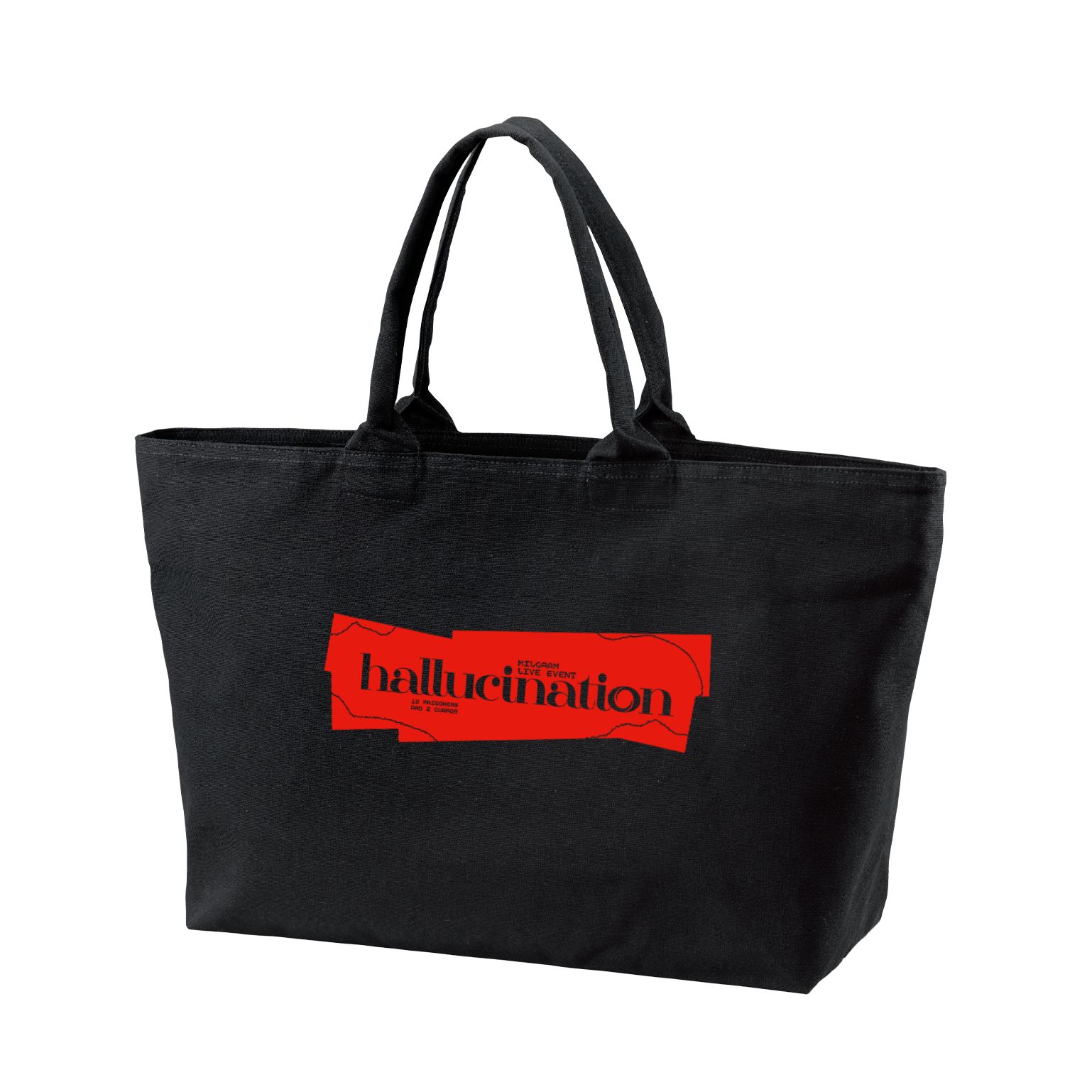 MILGRAM -ミルグラム- LIVE EVENT「hallucination」 ロゴ BIGジップトートバッグ - 公式商品画像 | AniSmile