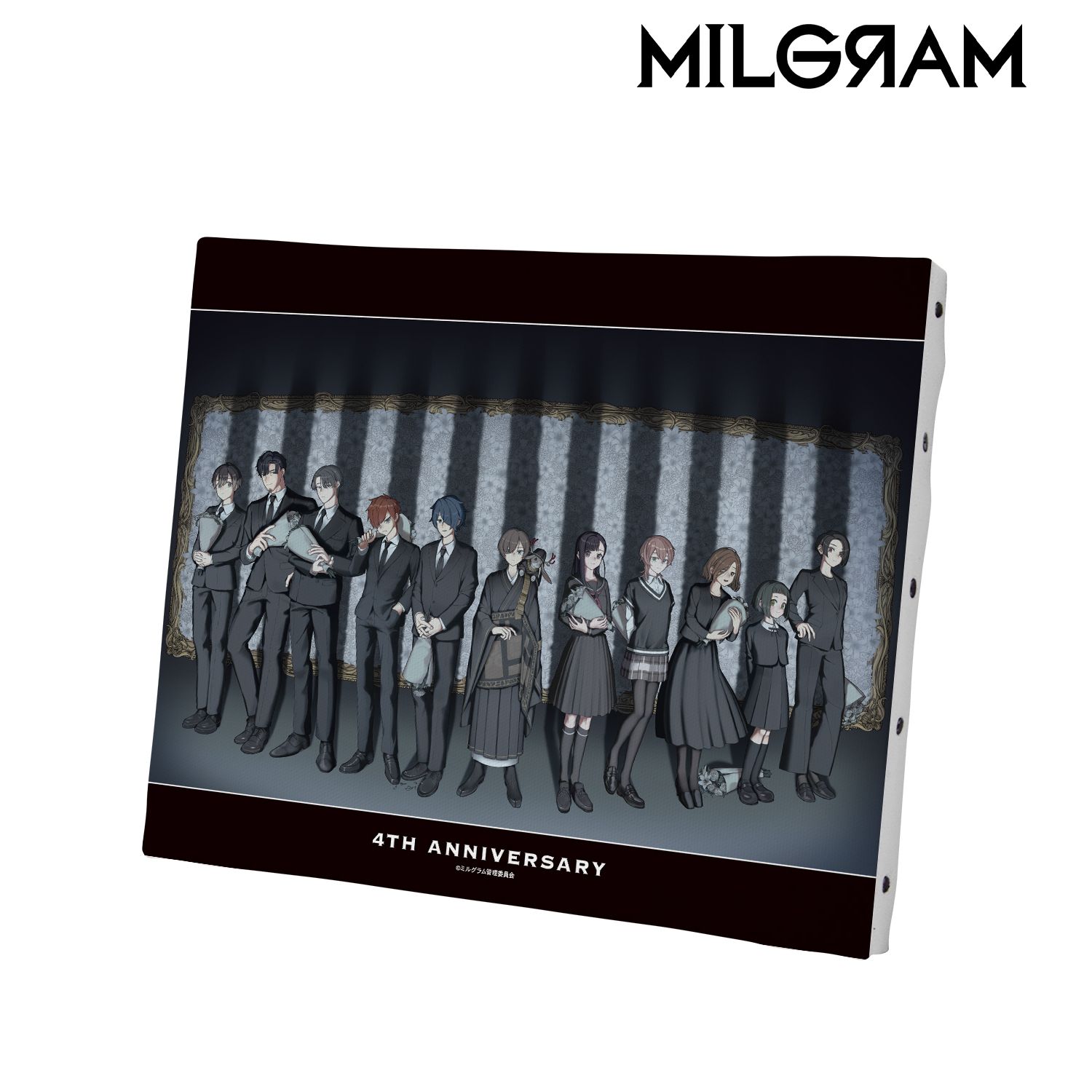 MILGRAM -ミルグラム- 描き下ろし 集合 4th Anniversary ver. キャンバスボード 画像 2 | AniSmile