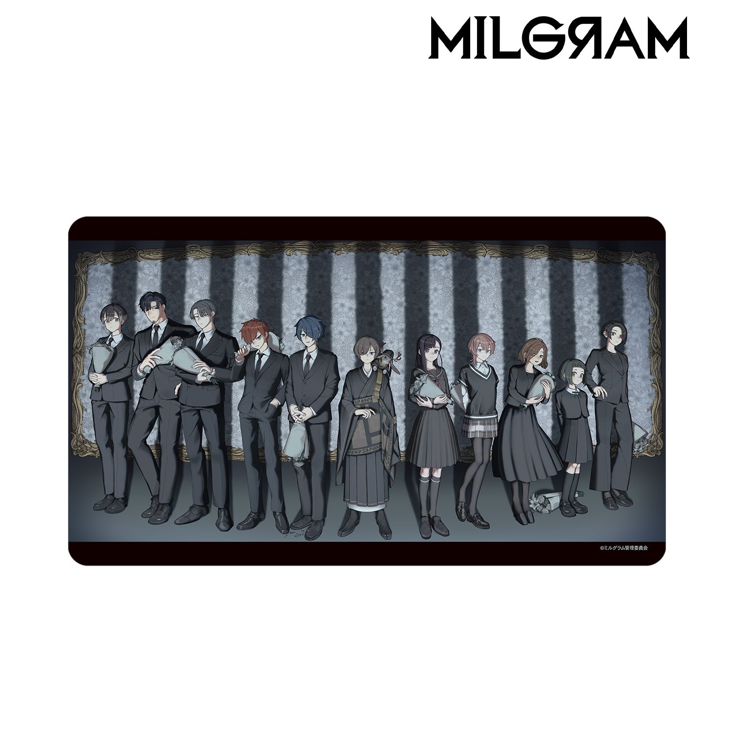 MILGRAM -ミルグラム- 描き下ろし 集合 4th Anniversary ver. マルチデスクマット 画像 2 | AniSmile