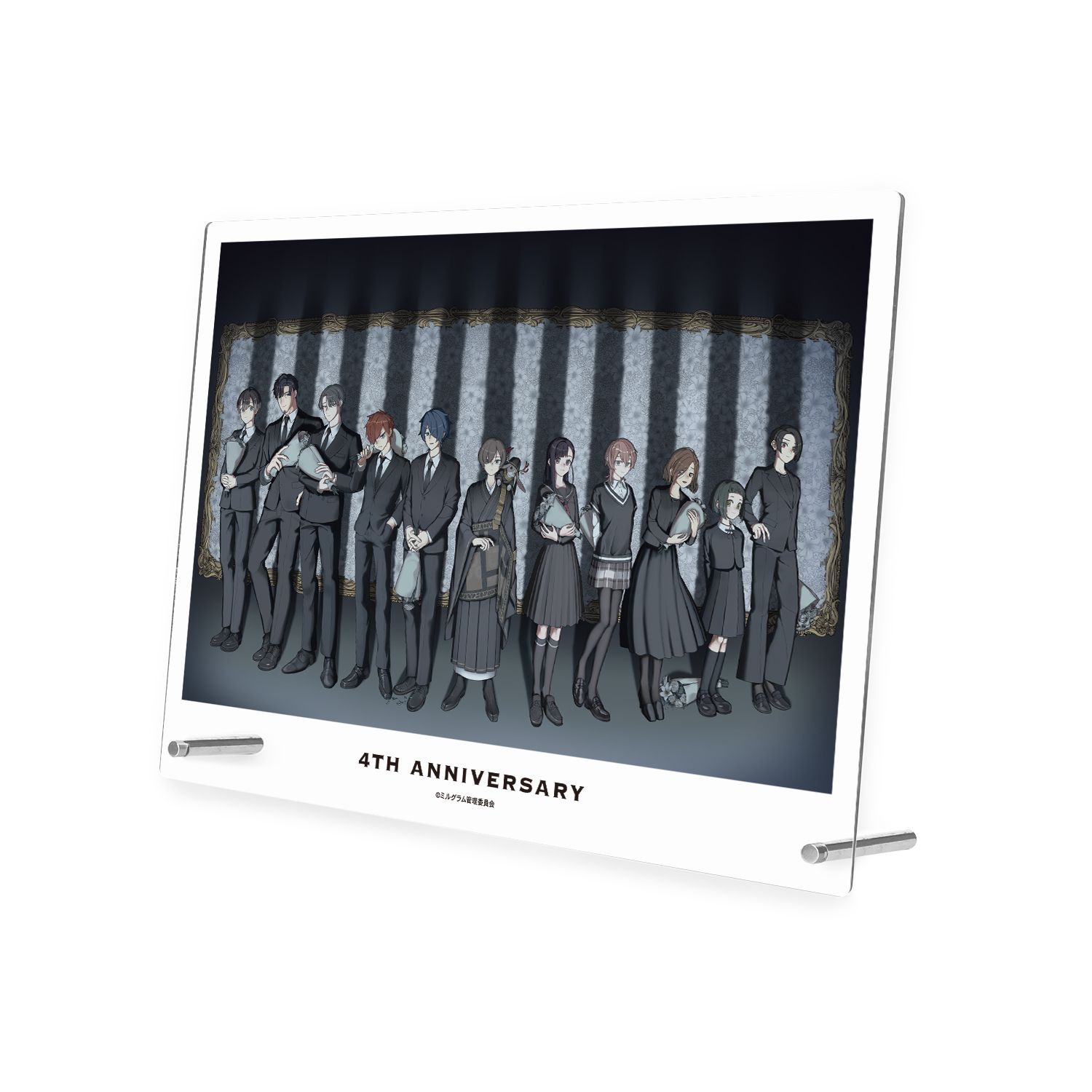MILGRAM -ミルグラム- 描き下ろし 集合 4th Anniversary ver. A4アクリルパネル - 公式商品画像 | AniSmile