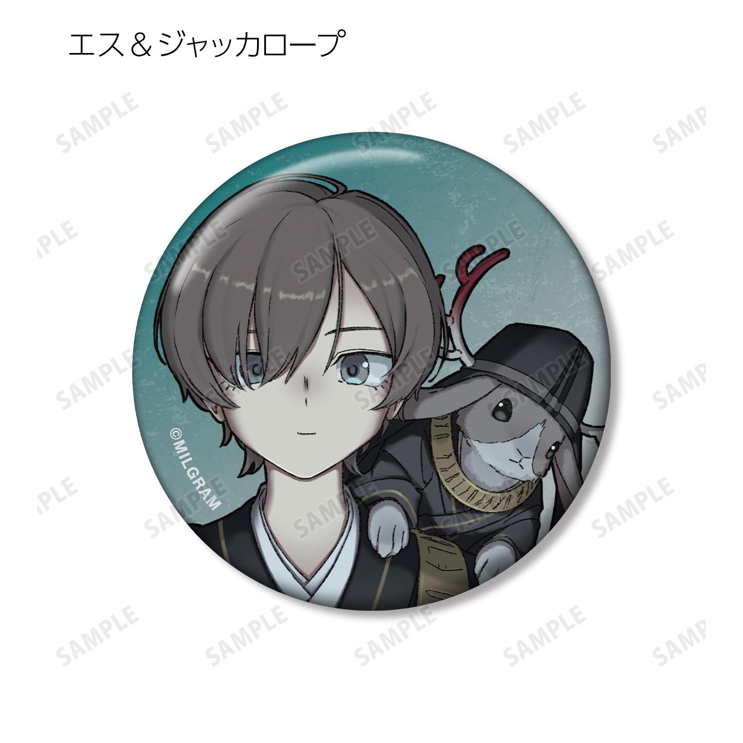 MILGRAM -ミルグラム- 描き下ろし 4th Anniversary ver. トレーディング缶バッジ(単位/単品) 画像 3 | AniSmile